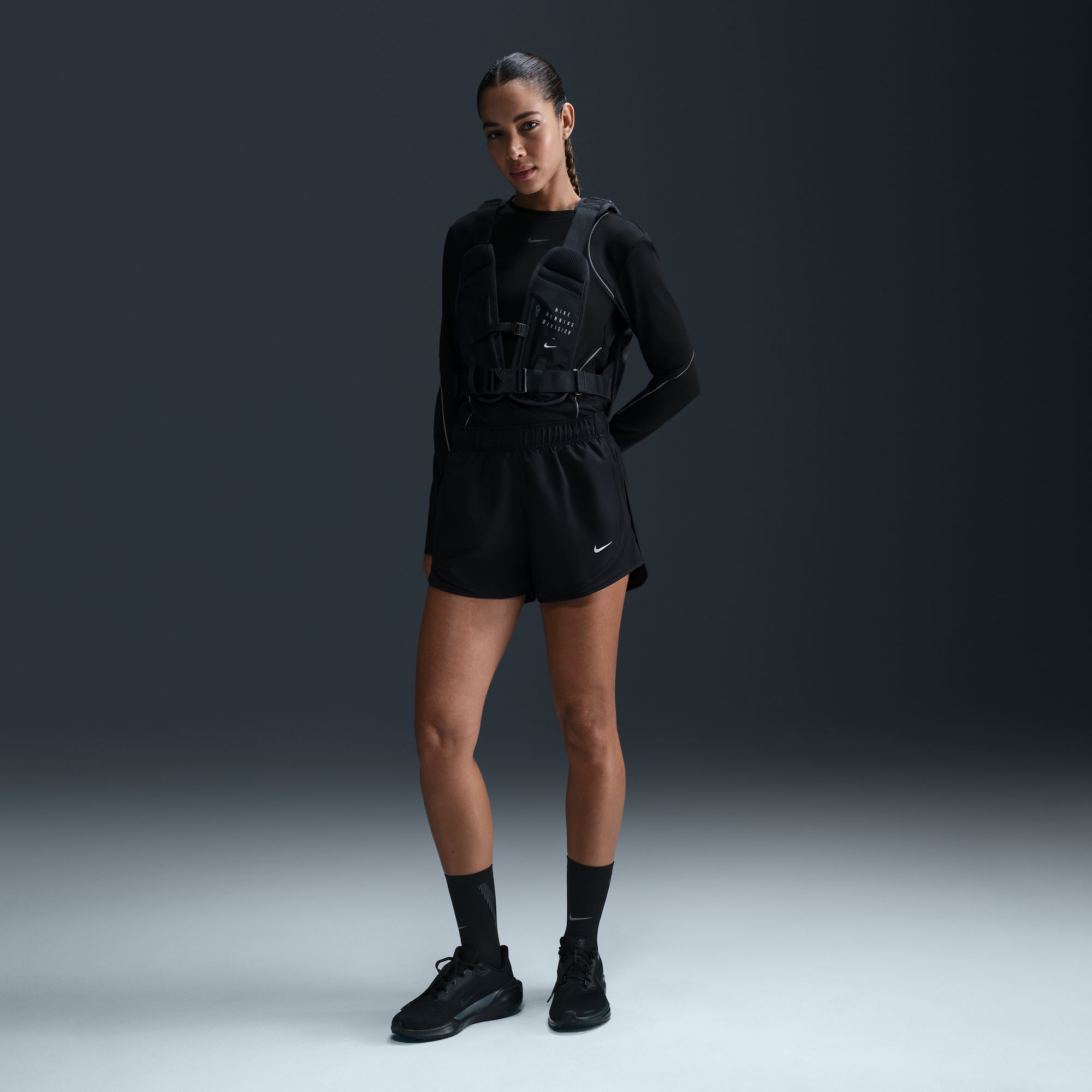 Nike Women's Dri-FIT Tempo Mid-Rise Brief-Lined Running Shorts product image