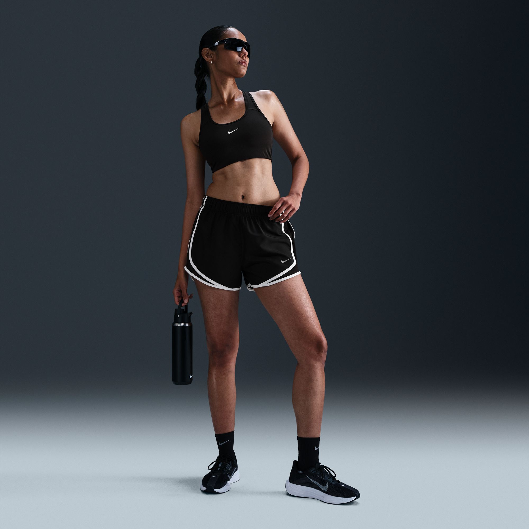 Nike Women's Dri-FIT Tempo Mid-Rise Brief-Lined Running Shorts product image