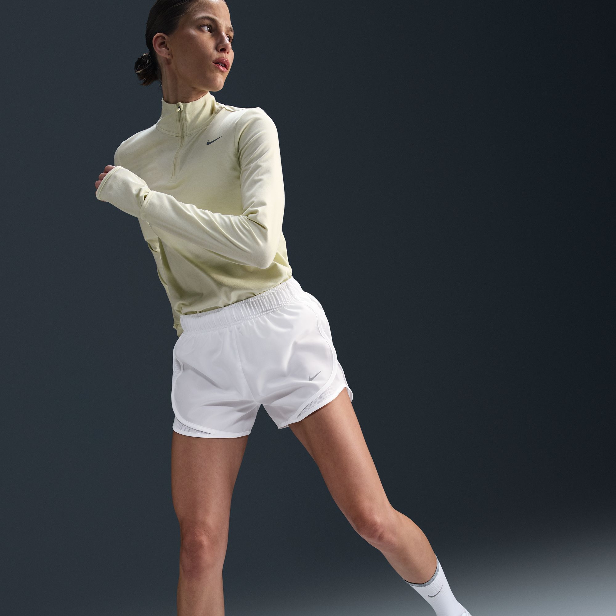 Nike Women's Dri-FIT Tempo Mid-Rise Brief-Lined Running Shorts product image