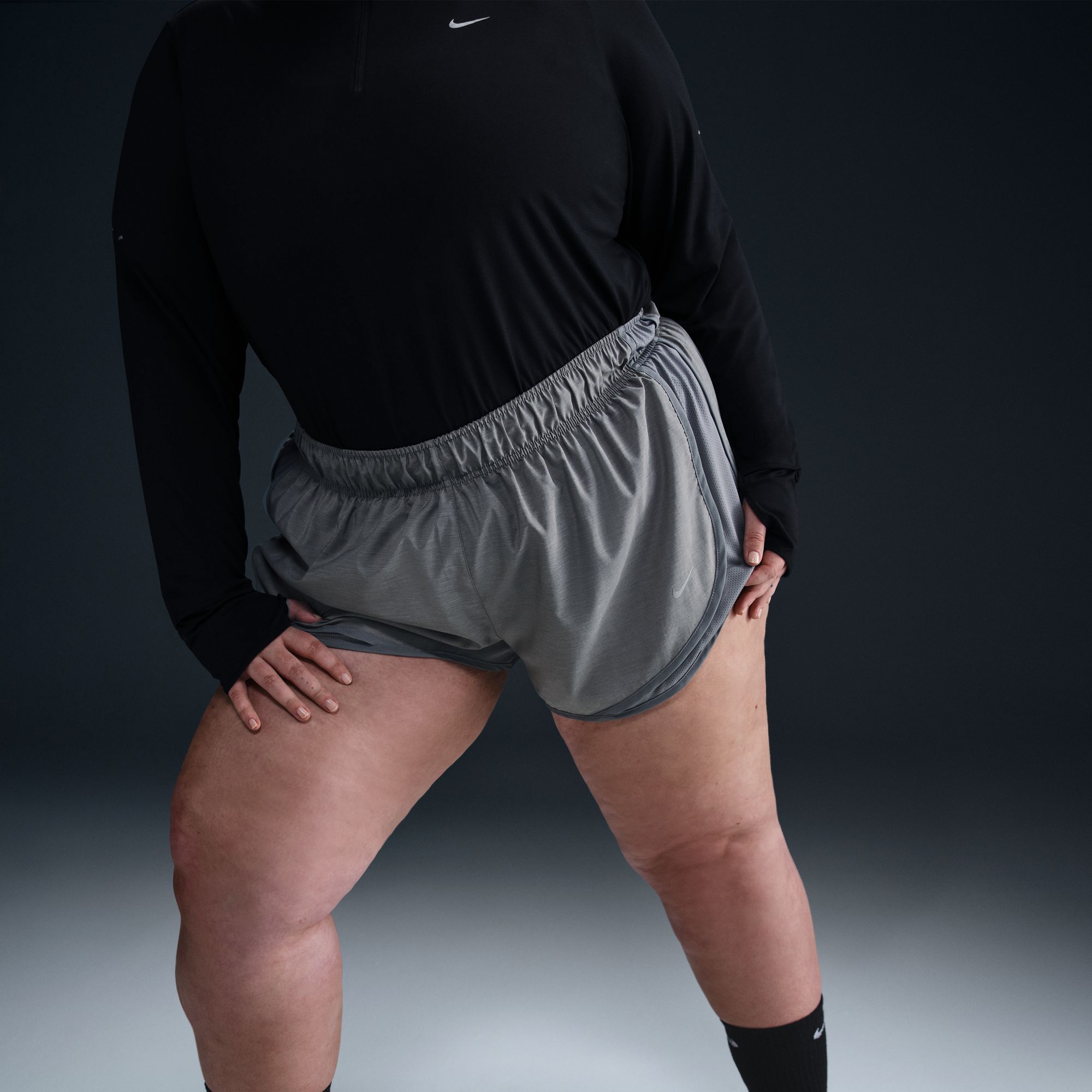 Nike Women's Dri-FIT Tempo Mid-Rise Brief-Lined Running Shorts product image