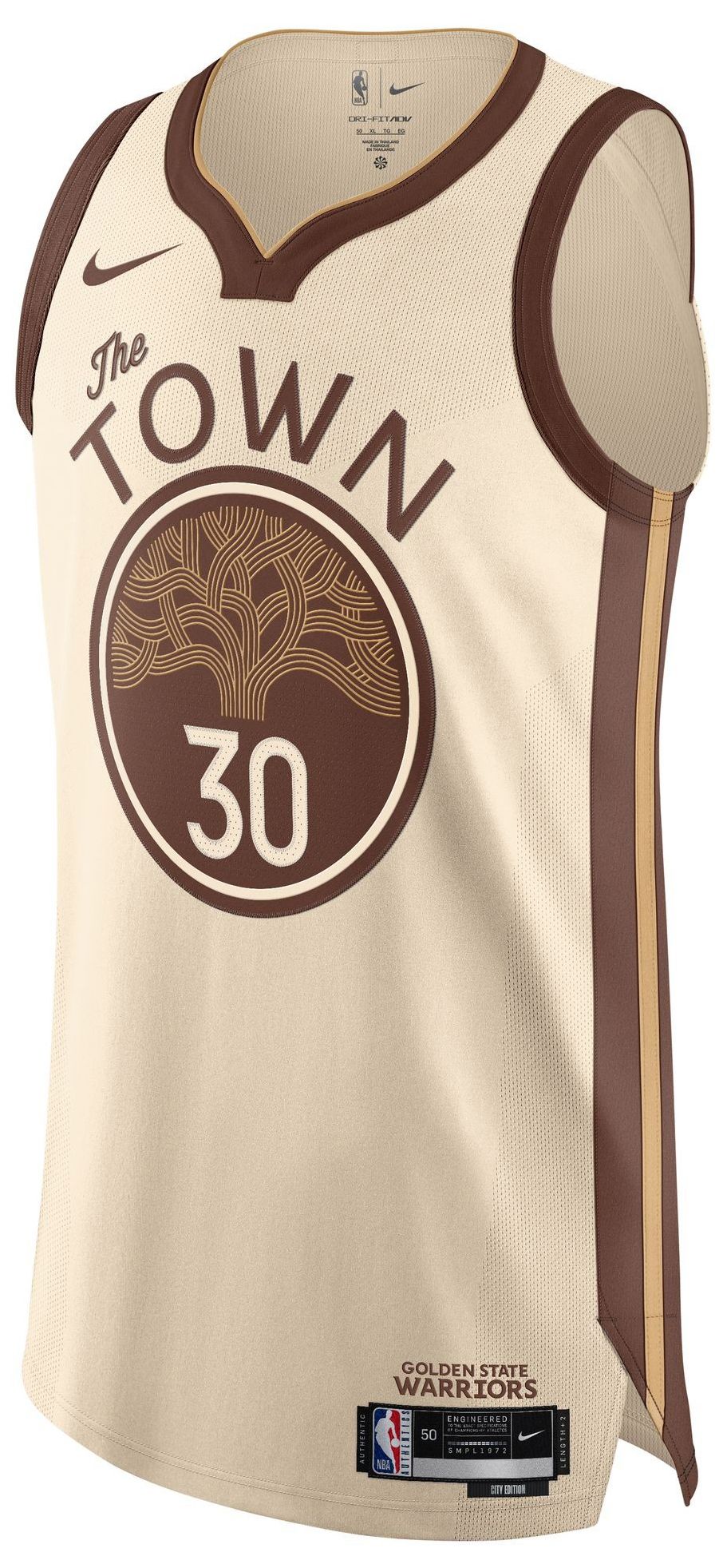 Nike Adult 2025-26 City Edition Golden State Warriors Stephen Curry #30 Authentic Jersey product image