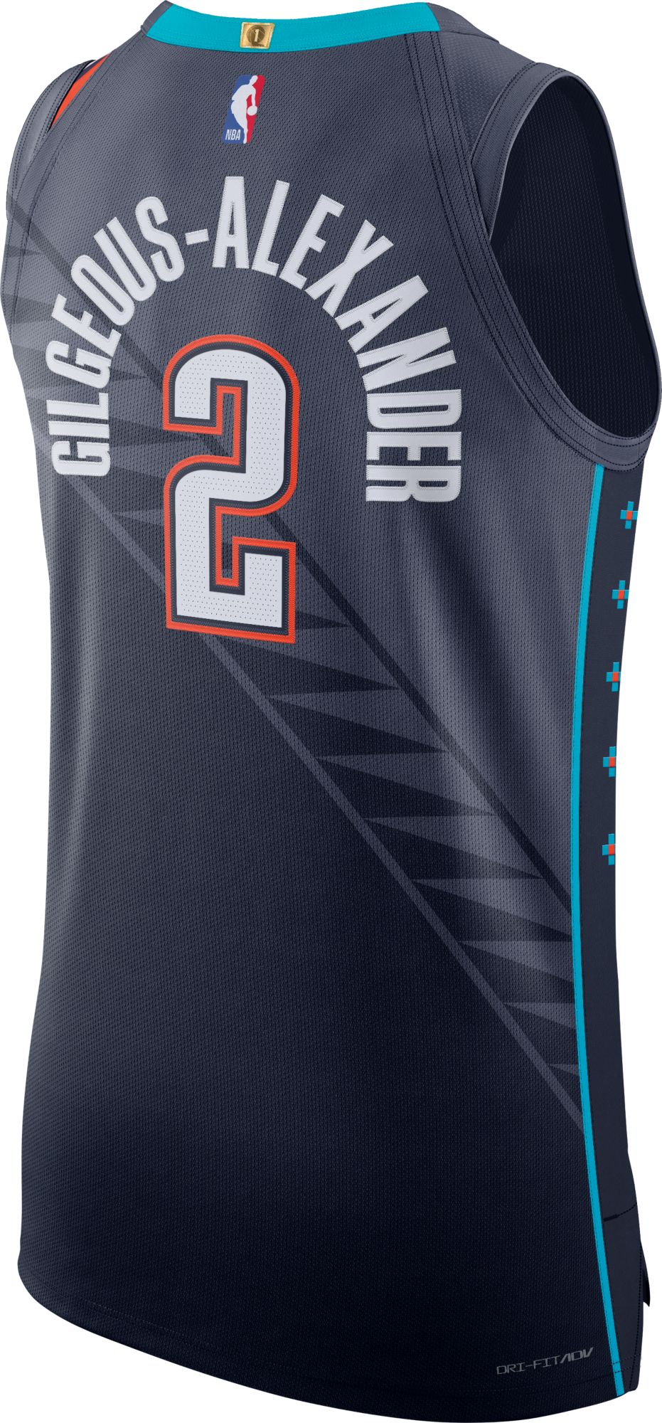 Nike Adult 2025-26 City Edition Oklahoma City Thunder Shai Gilgeous-Alexander #2 Authentic Jersey product image