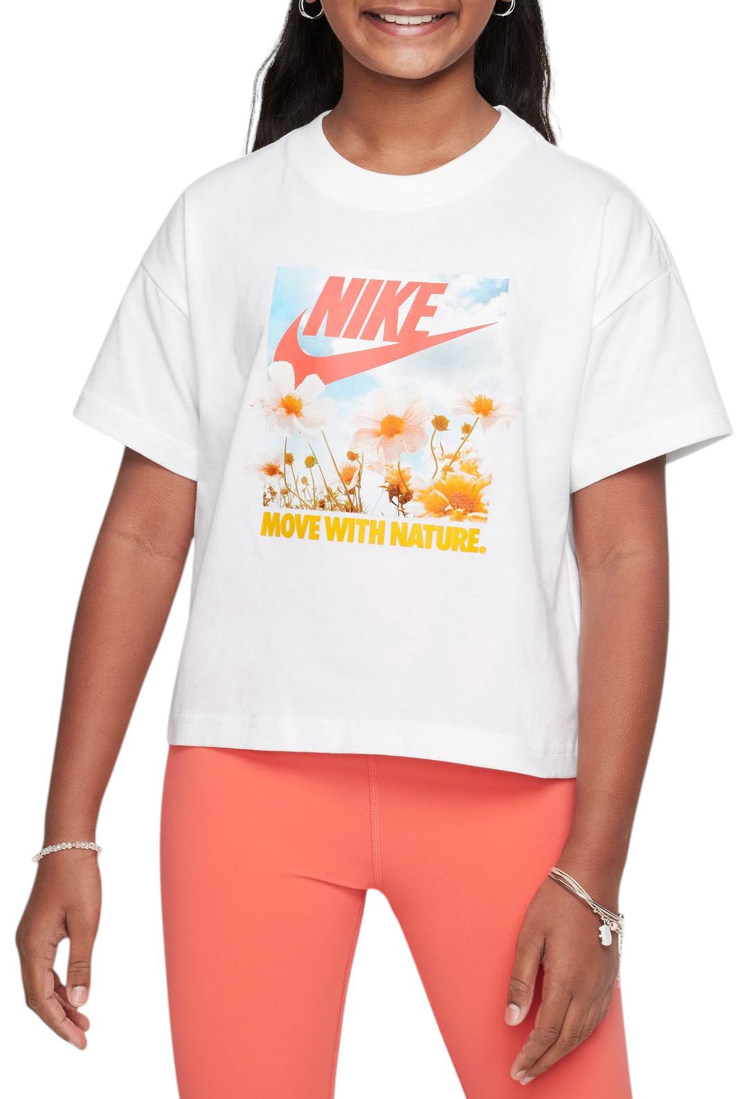 Nike Girls' Sportswear Nature Graphic T-Shirt product image