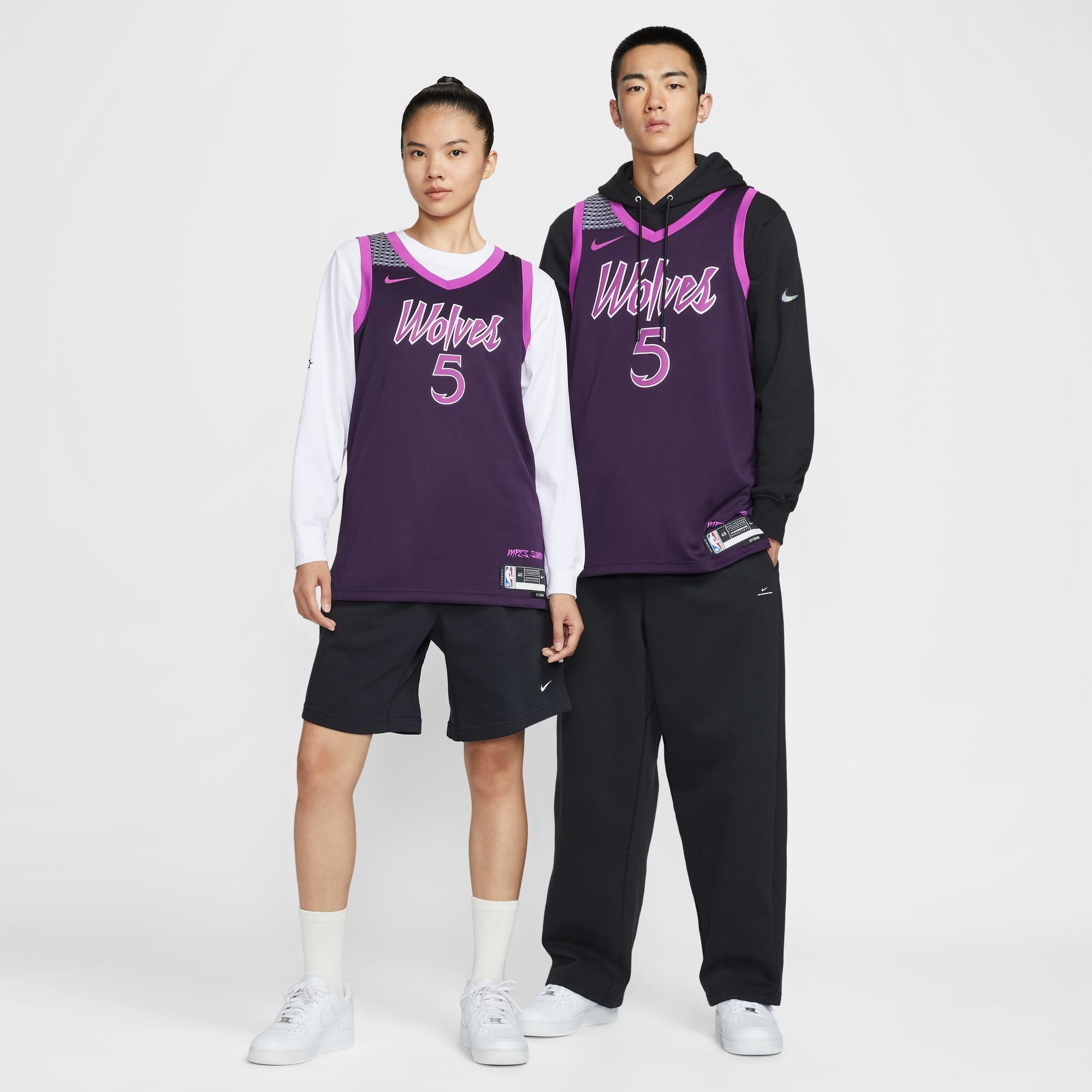 Nike Adult 2025-26 City Edition Minnesota Timberwolves Anthony Edwards #5 Swingman Jersey product image