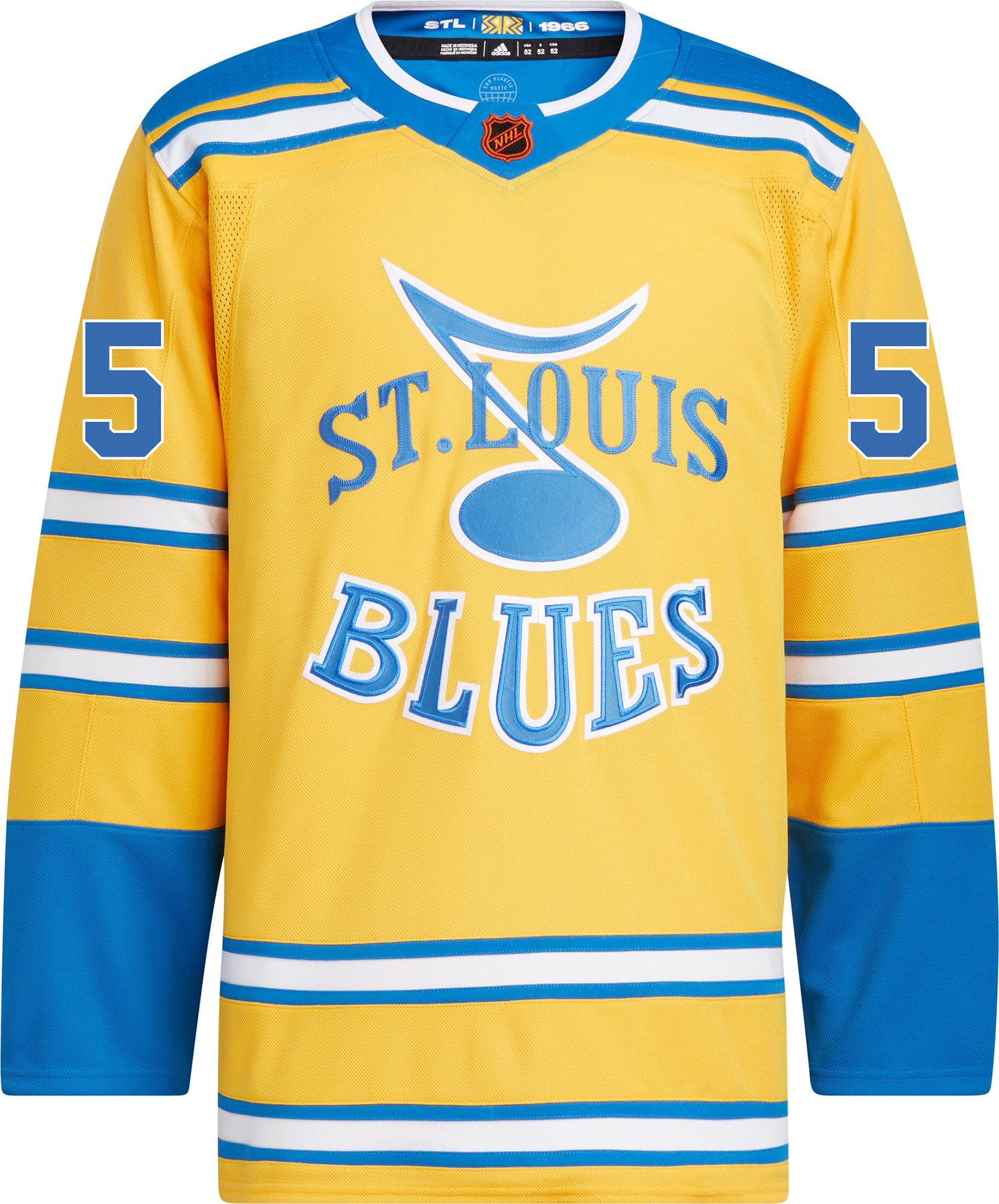 adidas 2022-2023 Reverse Retro St. Louis Blues Authentic Colton Parayko #55 ADIZERO Authentic Jersey