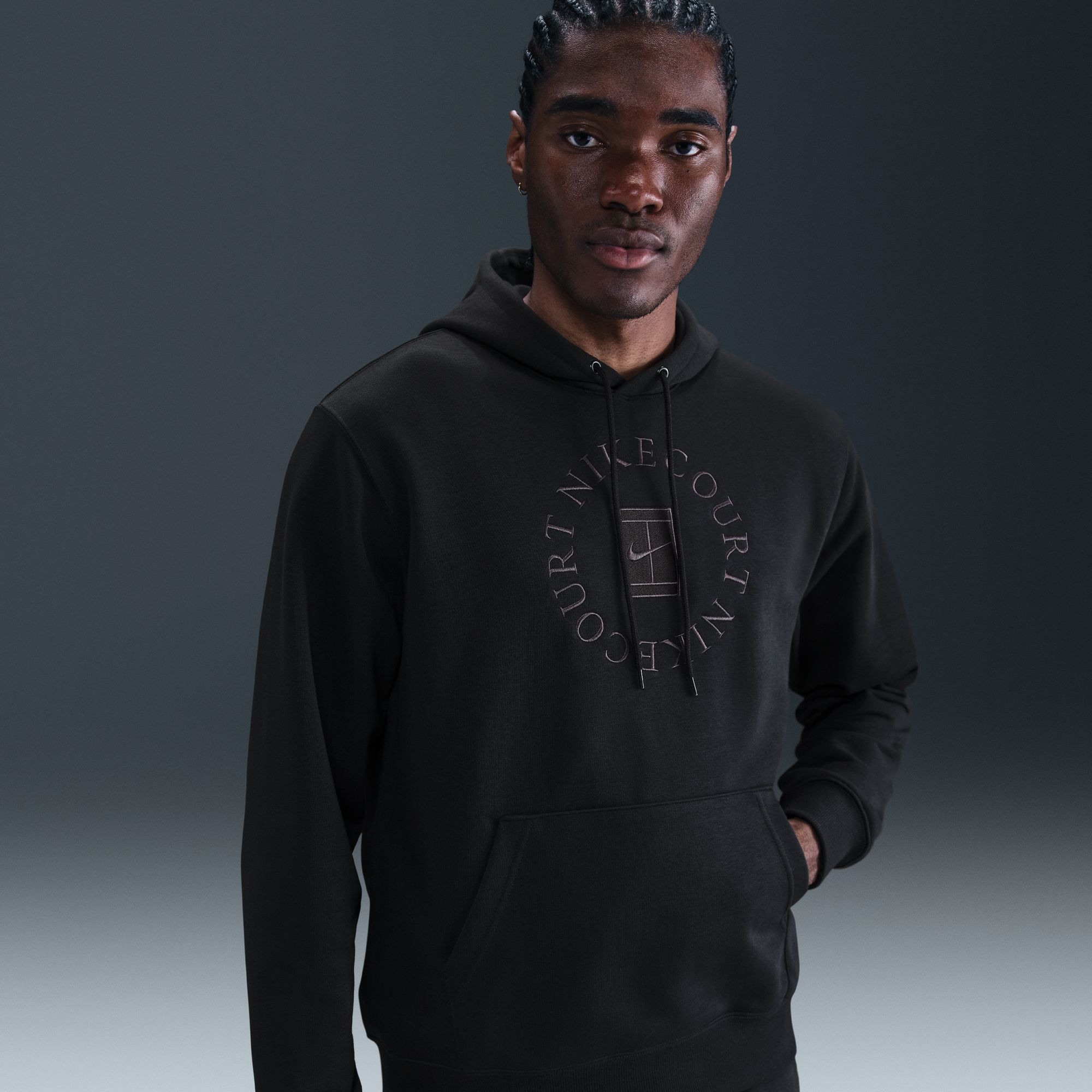 Nike Men's NikeCourt Heritage Dri-FIT French Terry Tennis Pullover Hoodie product image