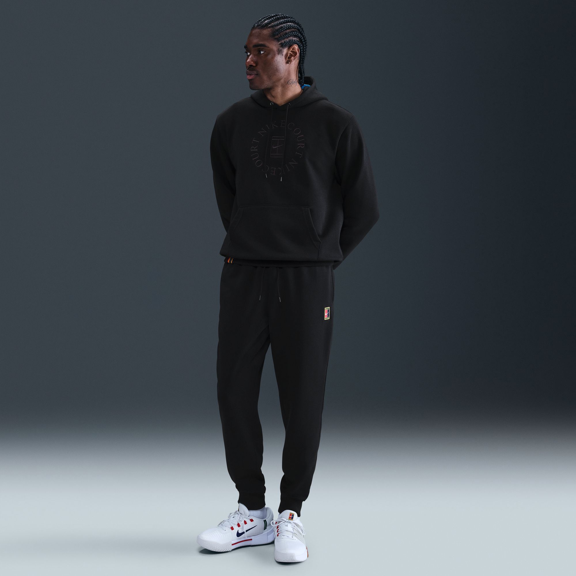Nike Men's NikeCourt Heritage Dri-FIT Fleece Tennis Joggers product image