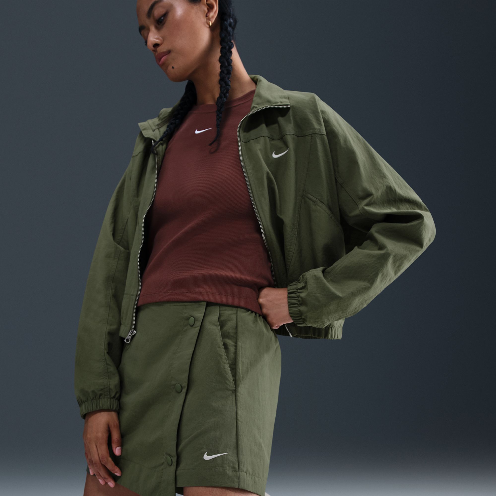 Nike Women's Sportswear Essential 3" Mid-Rise Woven Skort product image