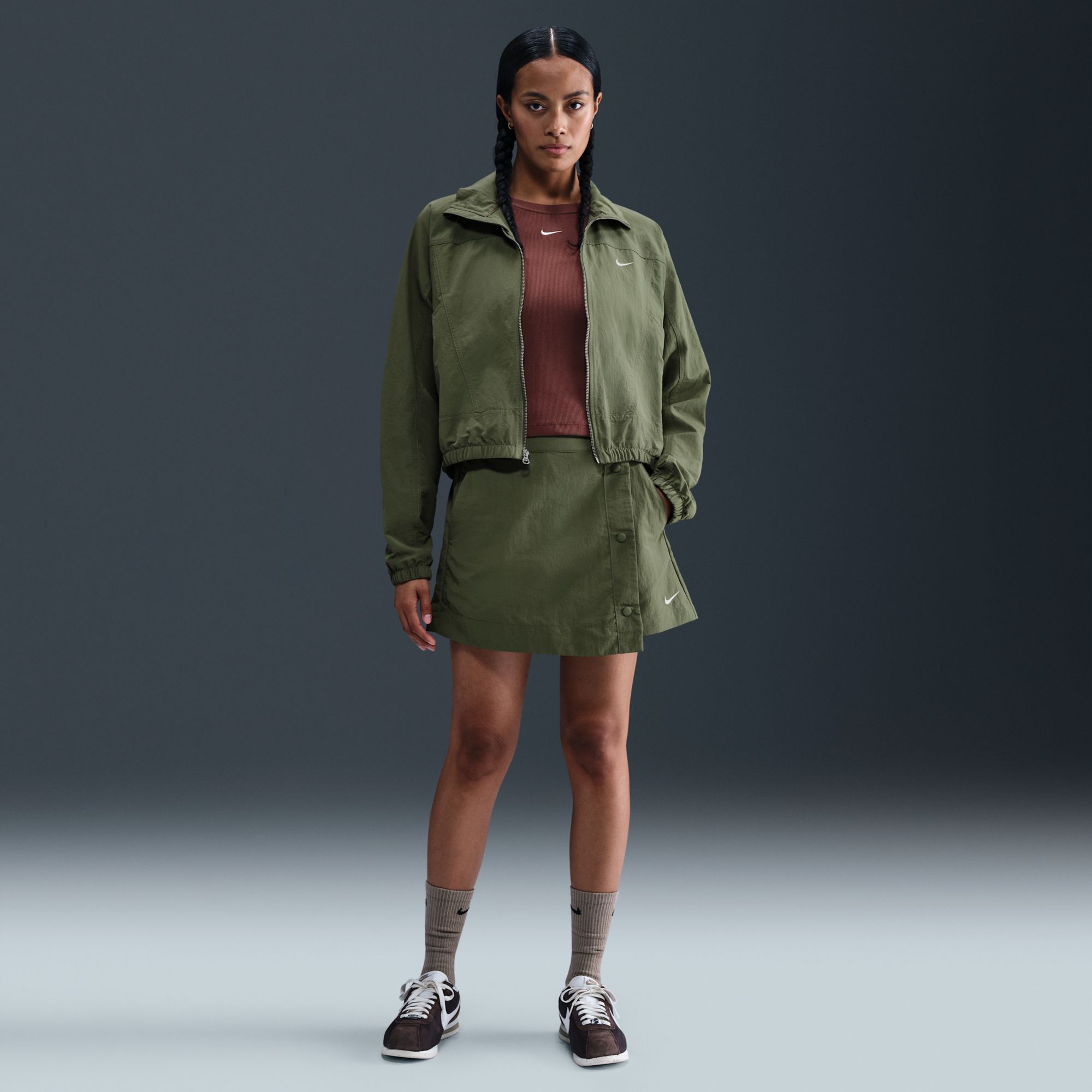 Nike Women's Sportswear Essential 3" Mid-Rise Woven Skort product image