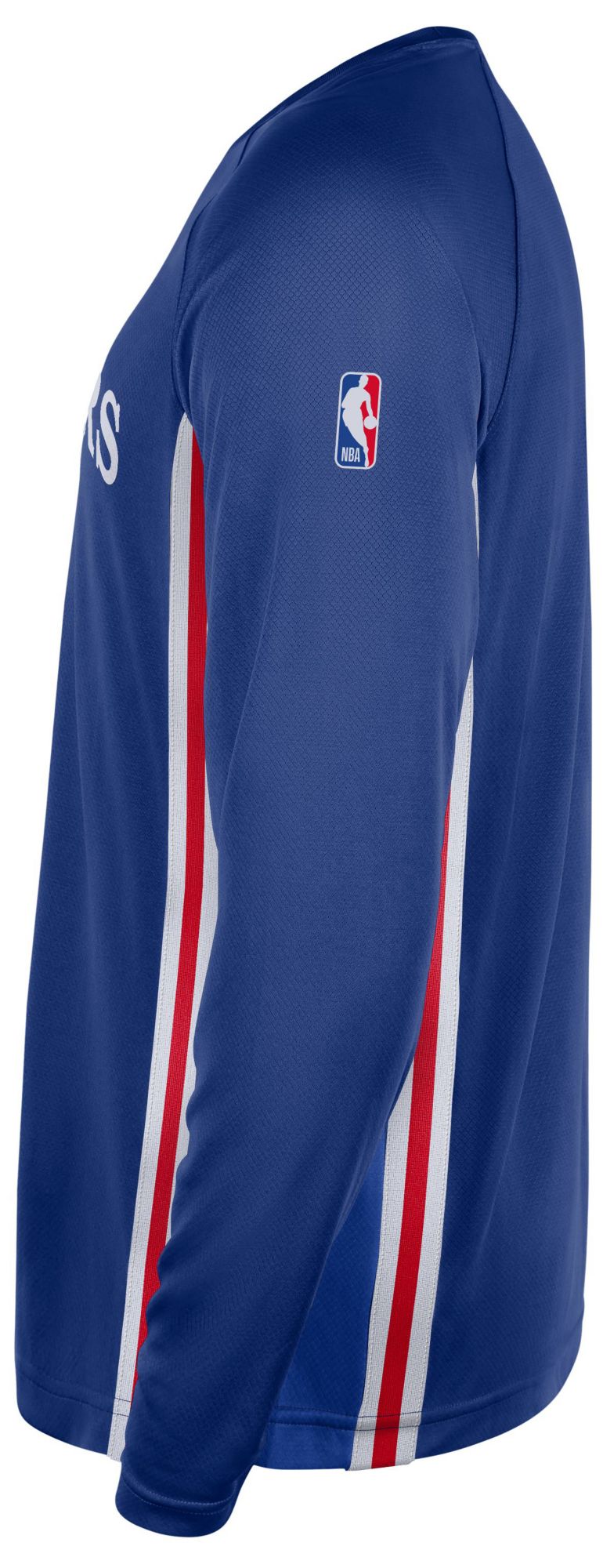 Nike Men's Philadelphia 76ers Blue Pregame Long Sleeve T-Shirt product image