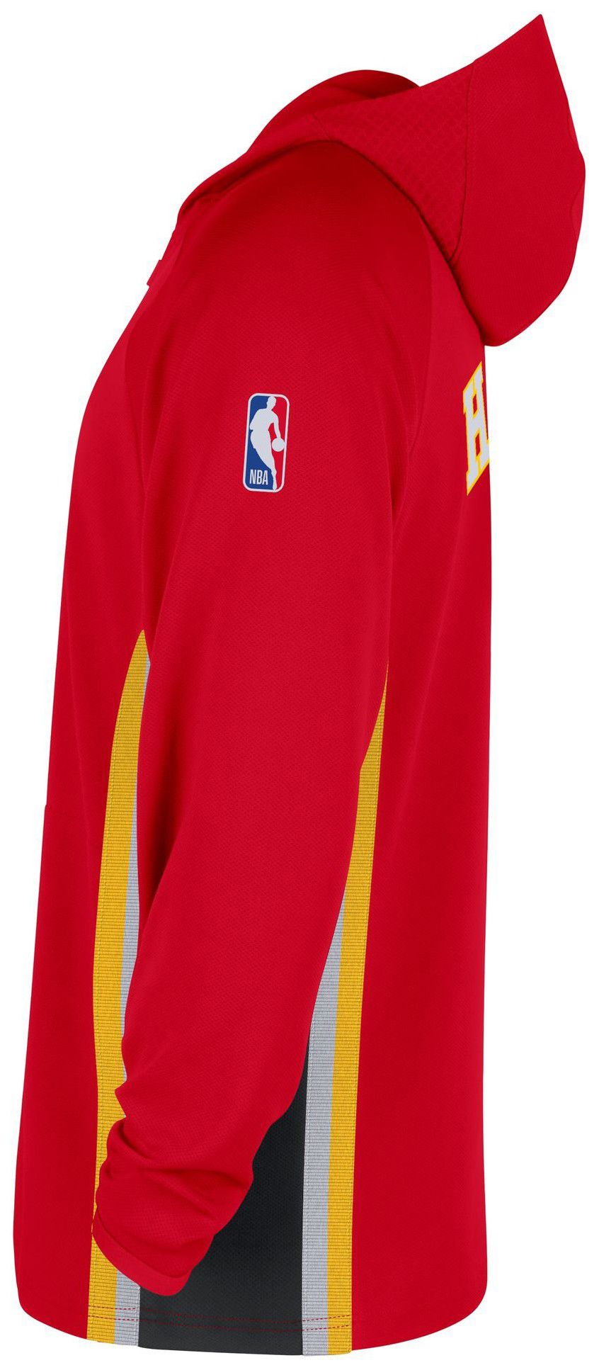 Nike Men's Atlanta Hawks Red On Court Zone Warmup Quarter-Zip Hoodie product image