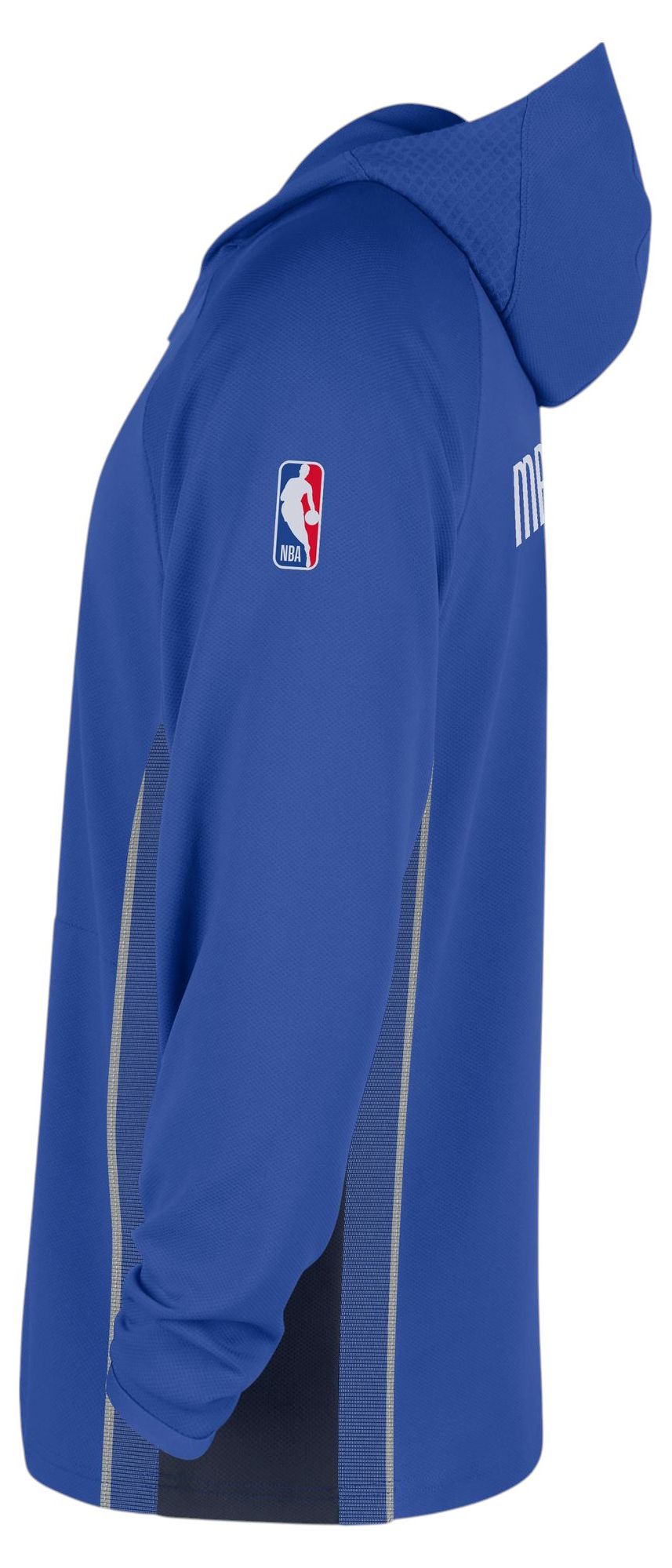 Nike Men's Dallas Mavericks Blue On Court Zone Warmup Quarter-Zip Hoodie product image