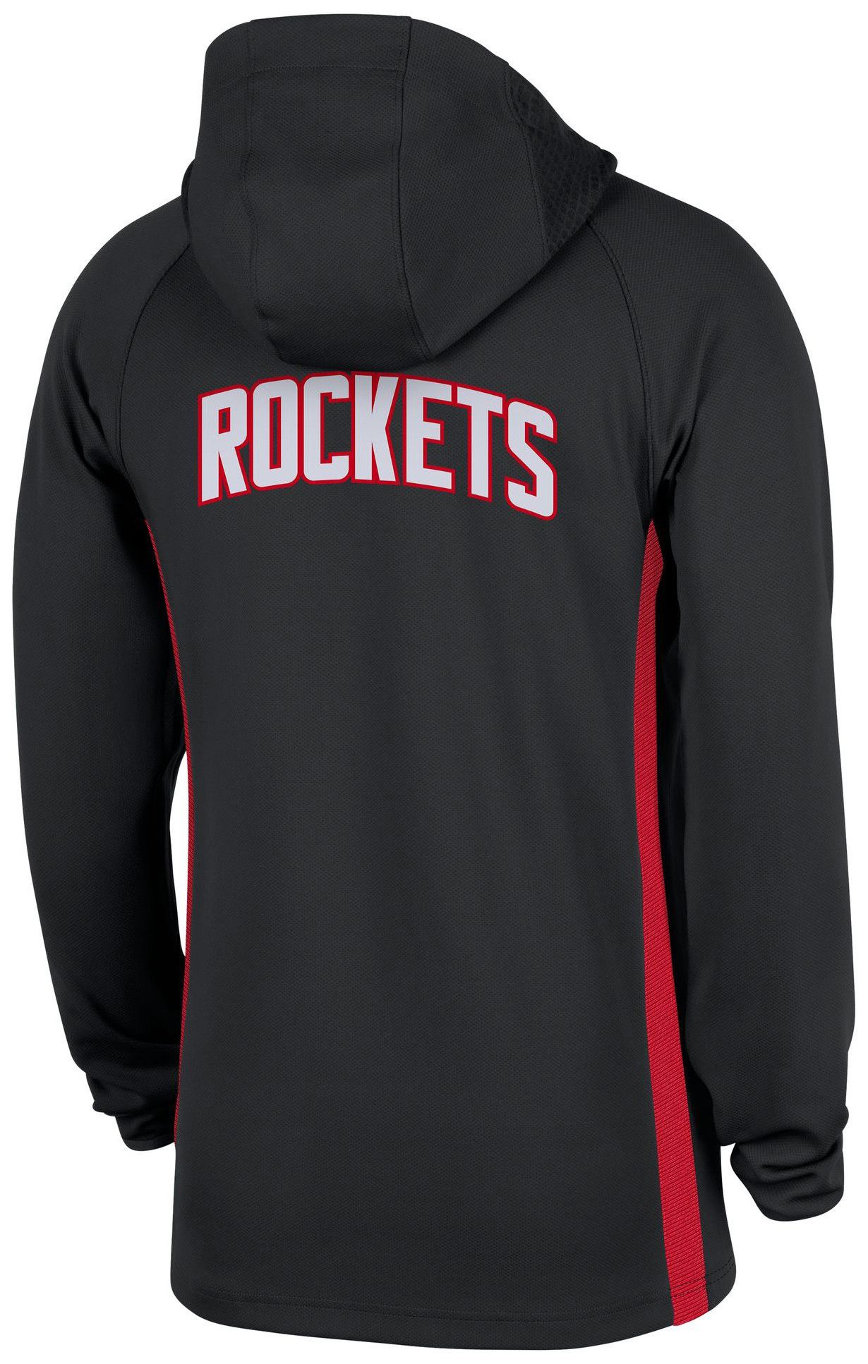 Nike Men's Houston Rockets Black On Court Zone Warmup Quarter-Zip Hoodie product image