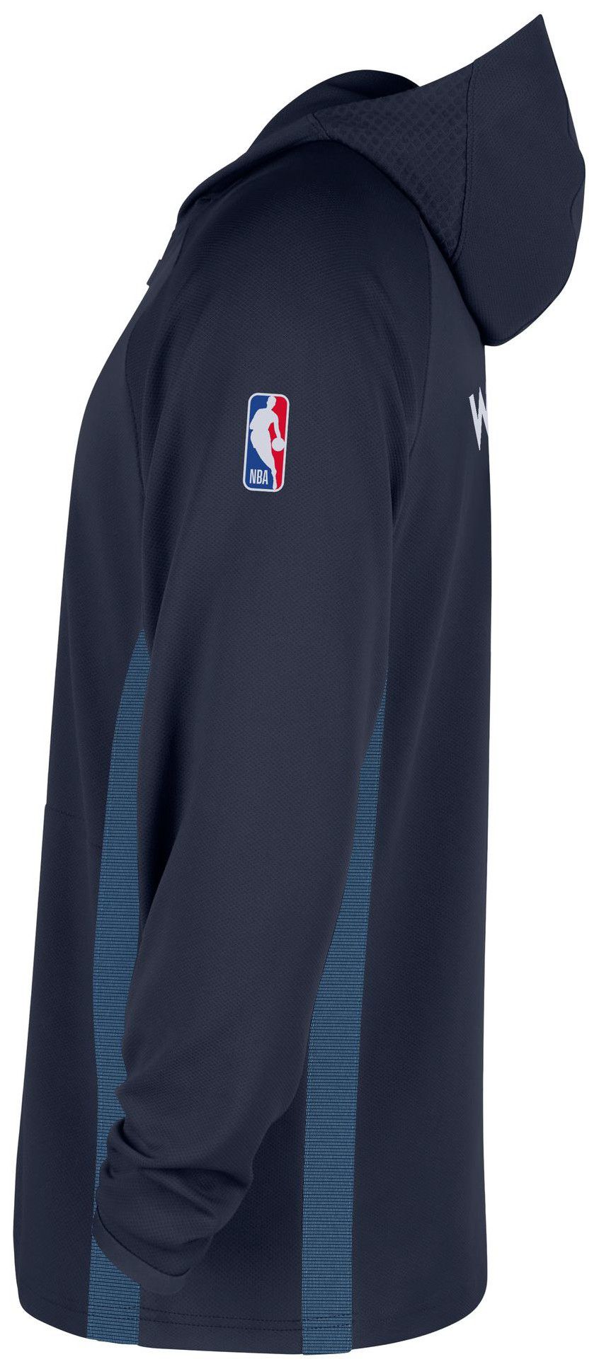 Nike Men's Minnesota Timberwolves Navy On Court Zone Warmup Quarter-Zip Hoodie product image