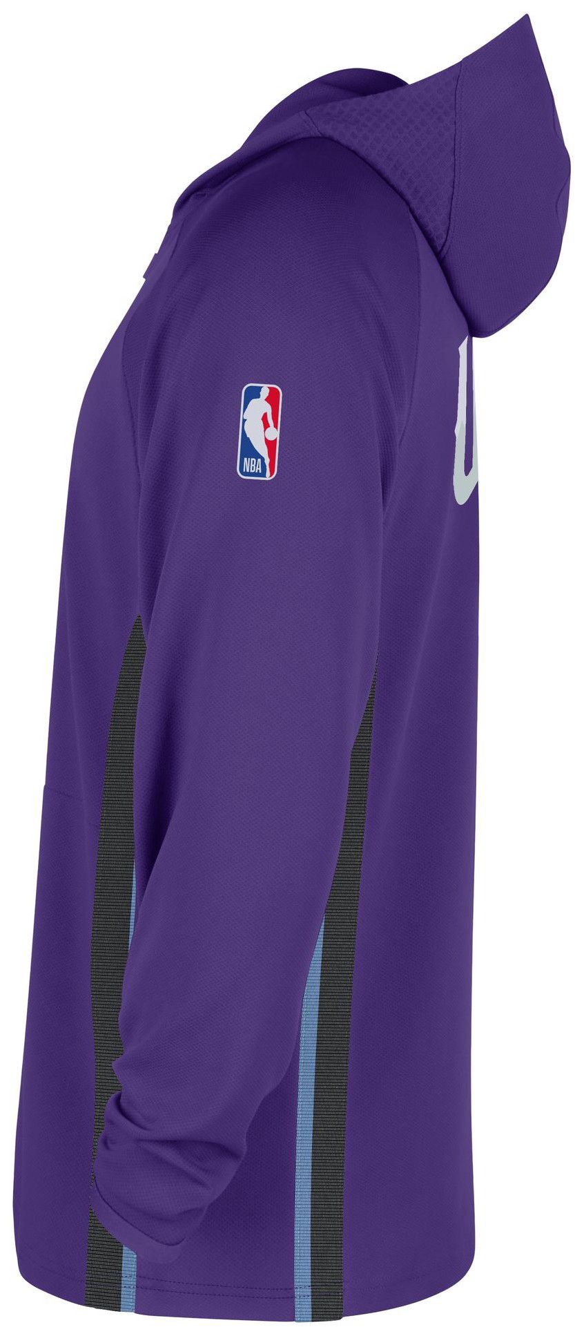 Nike Men's Utah Jazz Purple On Court Zone Warmup Quarter-Zip Hoodie product image