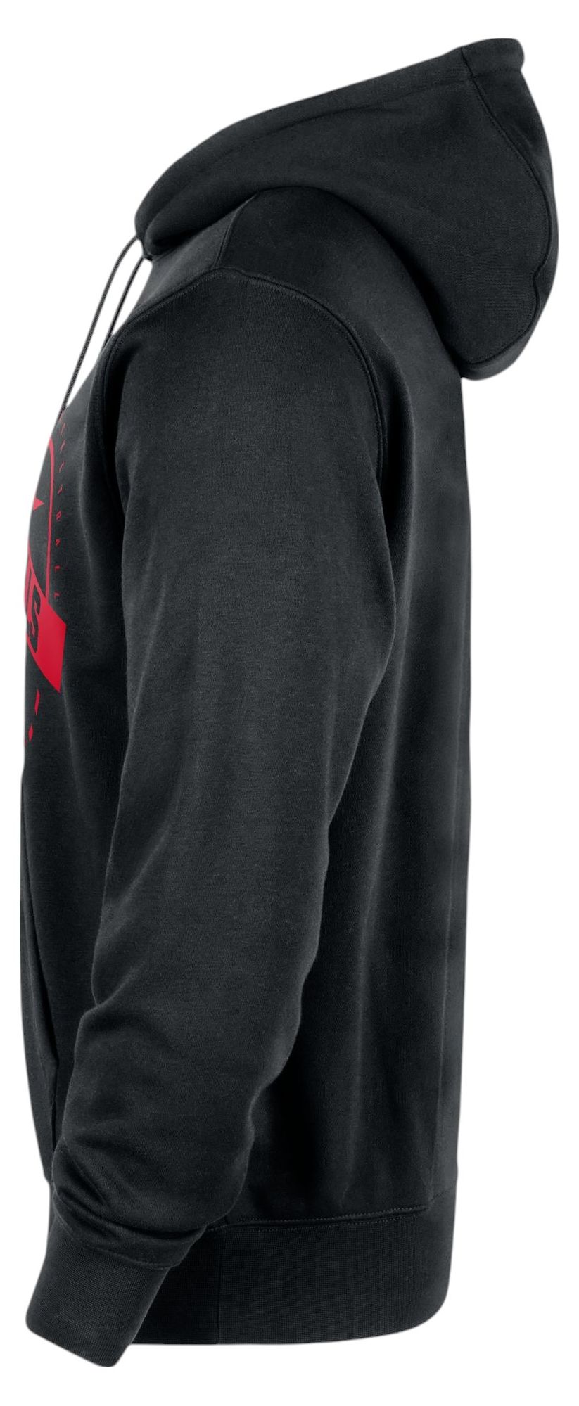 Nike Men's NCAA Black On Court Practice Club Pullover Hoodie product image