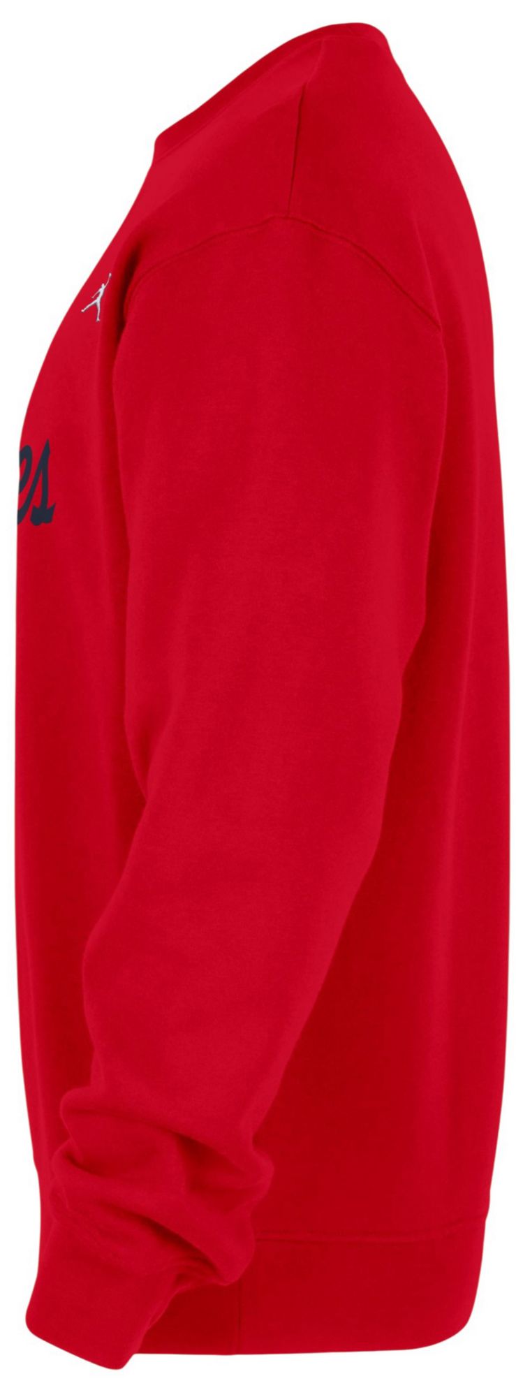 Jordan Men's Los Angeles Clippers Red Statement Logo Crewneck Sweatshirt product image