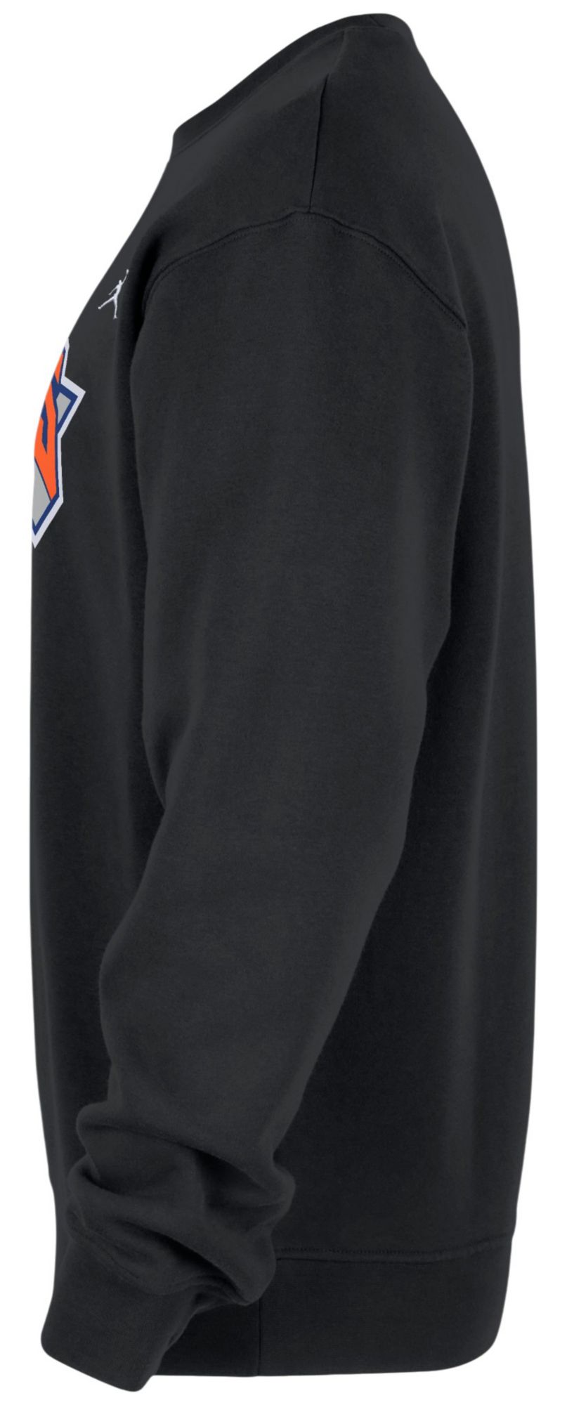 Jordan Men's New York Knicks Black Statement Logo Crewneck Sweatshirt product image