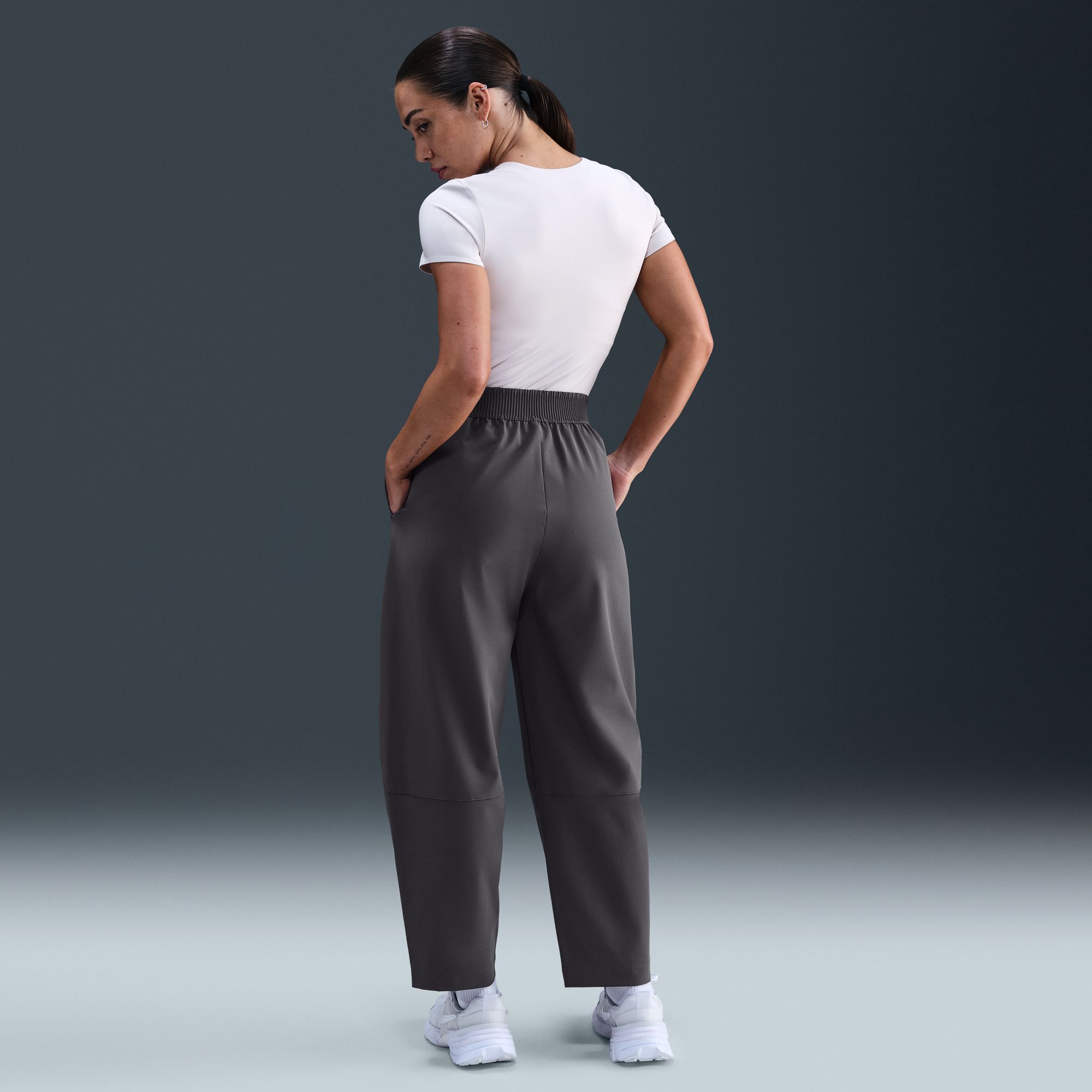Nike Women's 24.7 PerfectStretch Dri-FIT High-Waisted Barrel-Leg Pants product image