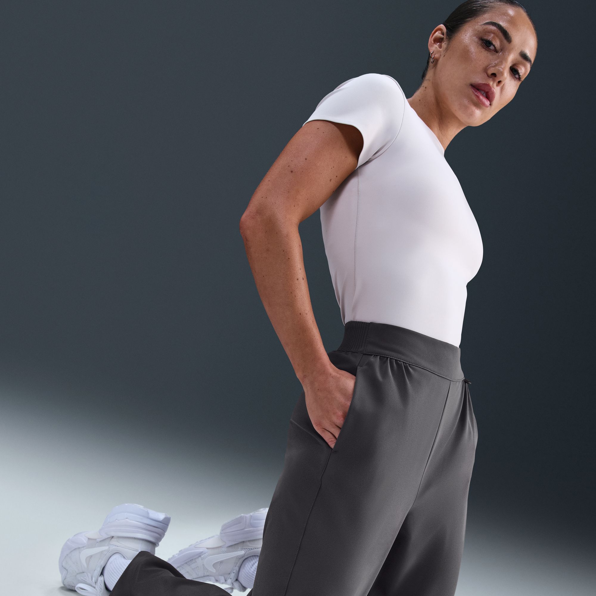 Nike Women's 24.7 PerfectStretch Dri-FIT High-Waisted Barrel-Leg Pants product image
