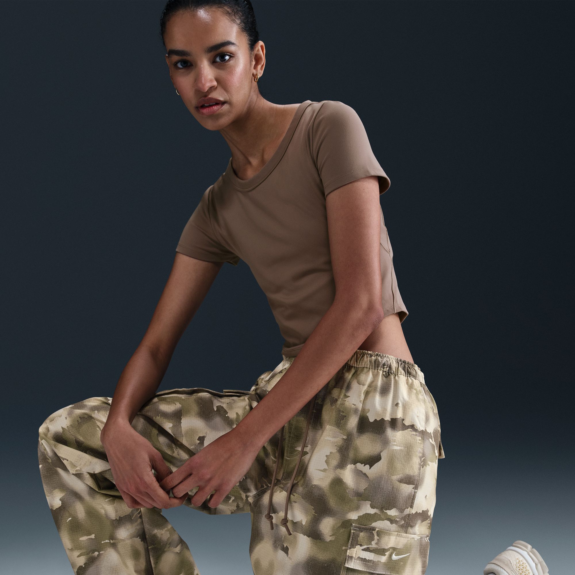 Nike Women's Sportswear Camo Cargo Pants product image