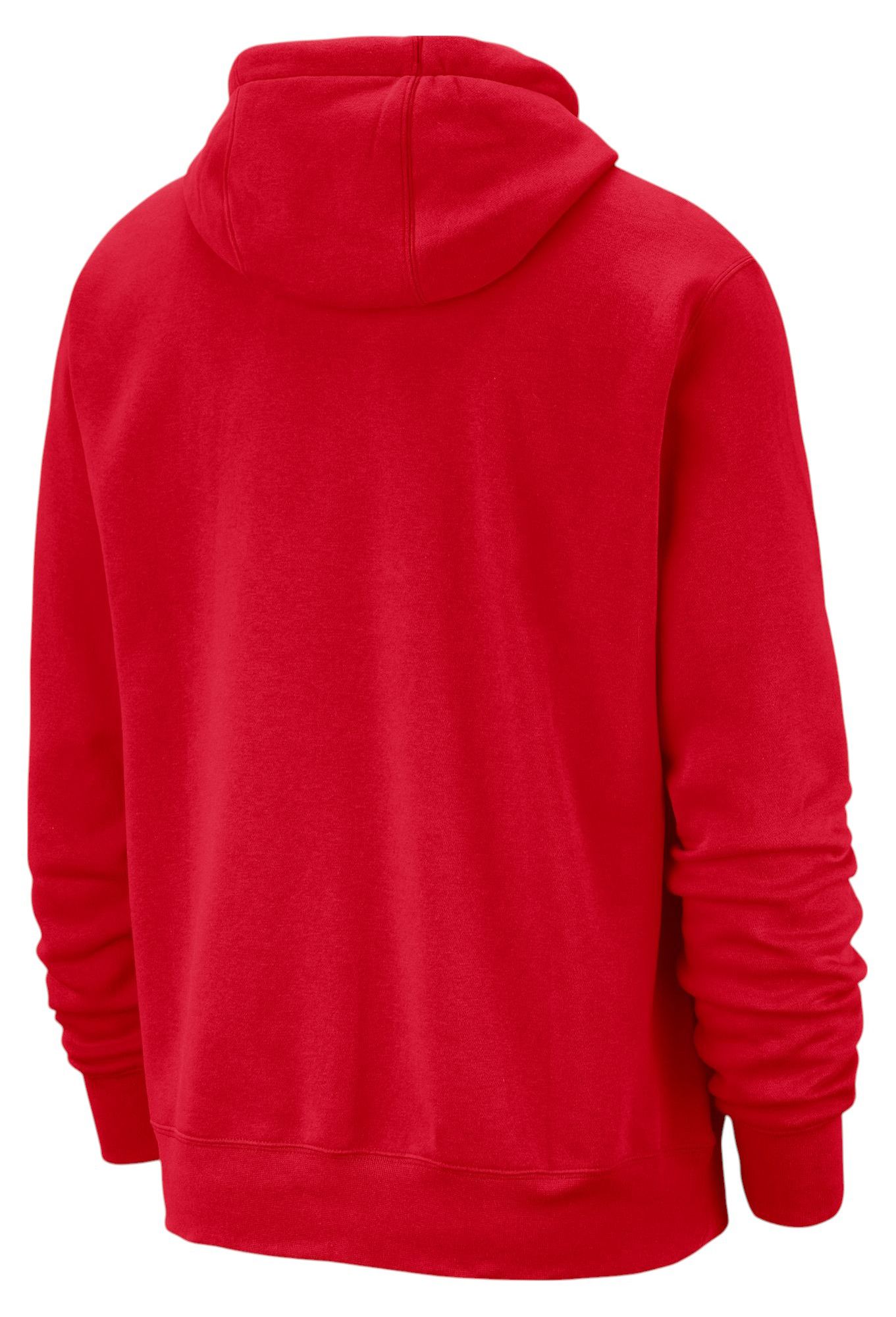 Nike Men's Chicago Bulls Red Logo Club Pullover Hoodie product image