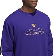 adidas Men's Washington Huskies Brown Crew Sweater product image