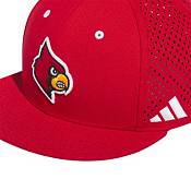 Men's adidas Red Louisville Cardinals On-Field Baseball Fitted Hat