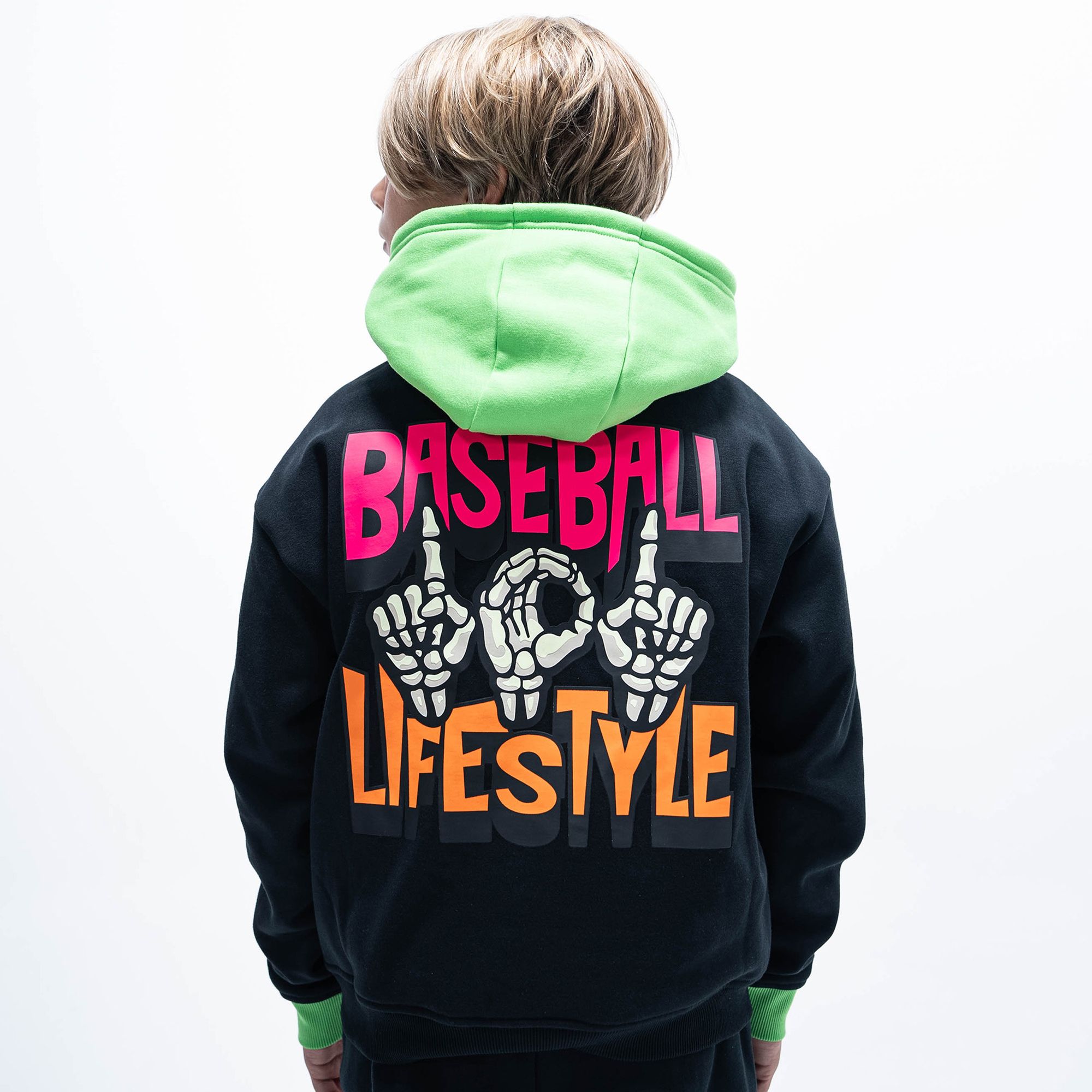 Baseball Lifestyle 101 Boys' Skeleton Hoodie product image