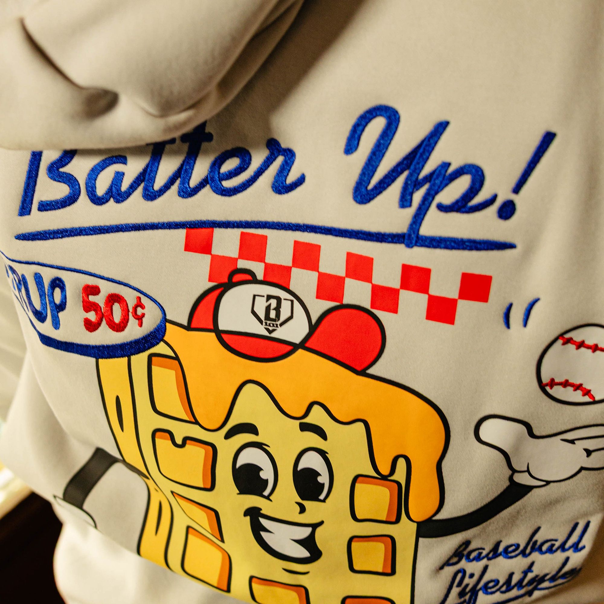 Baseball Lifestyle 101 Boys' Breakfast Hoodie product image