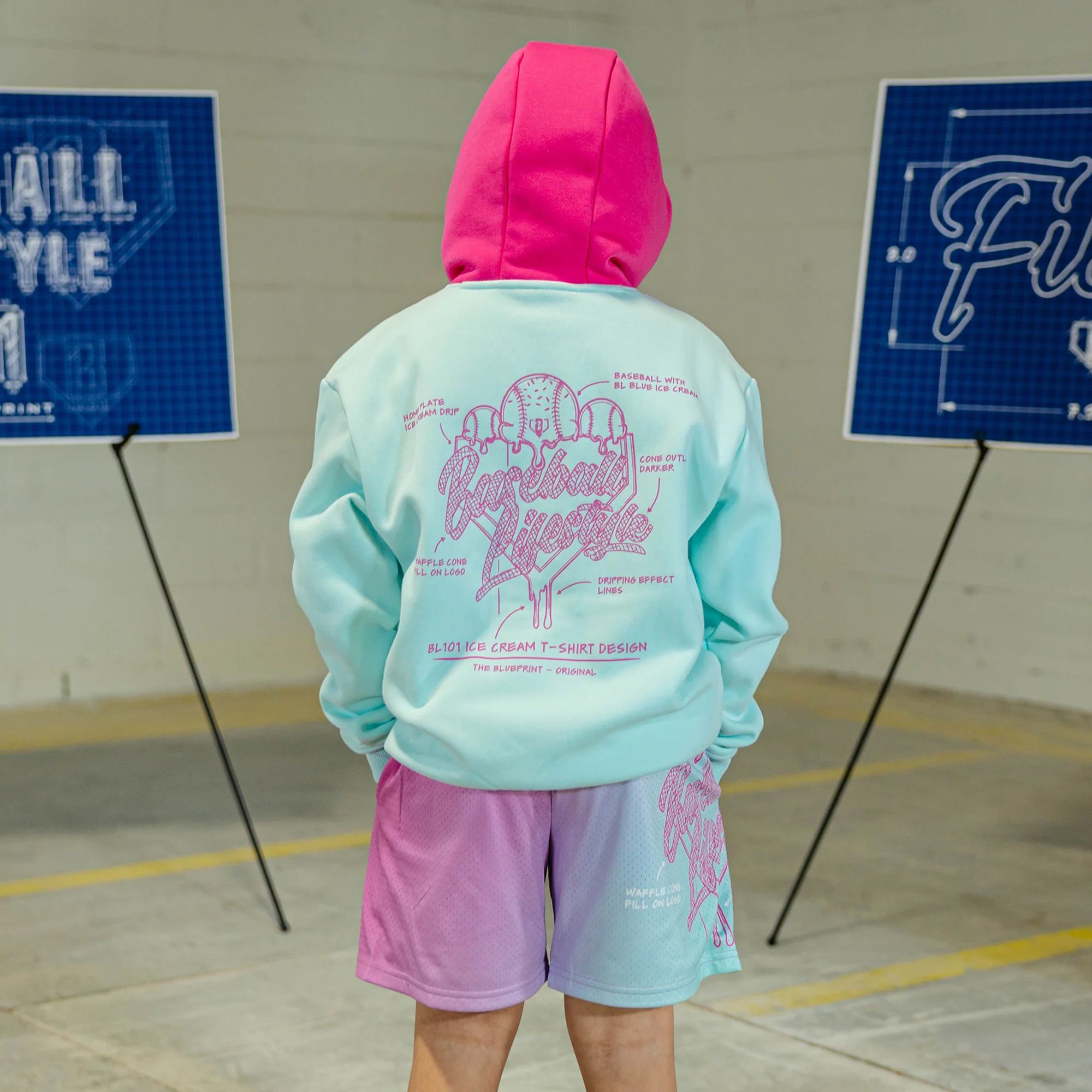 Baseball Lifestyle 101 Boys' Blueprint Hoodie product image