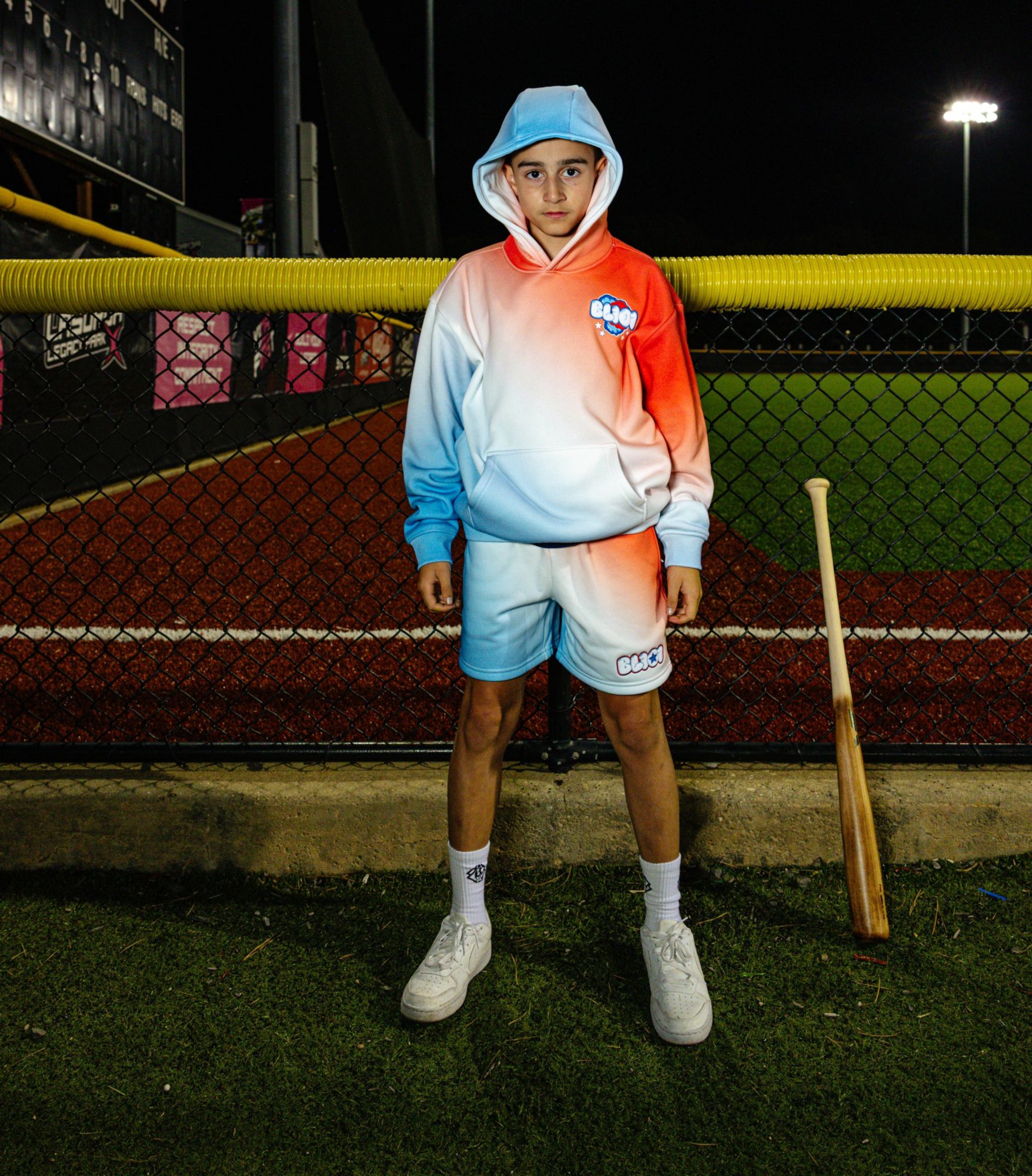Baseball Lifestyle 101 Boys' USA Cotton Candy Hoodie product image
