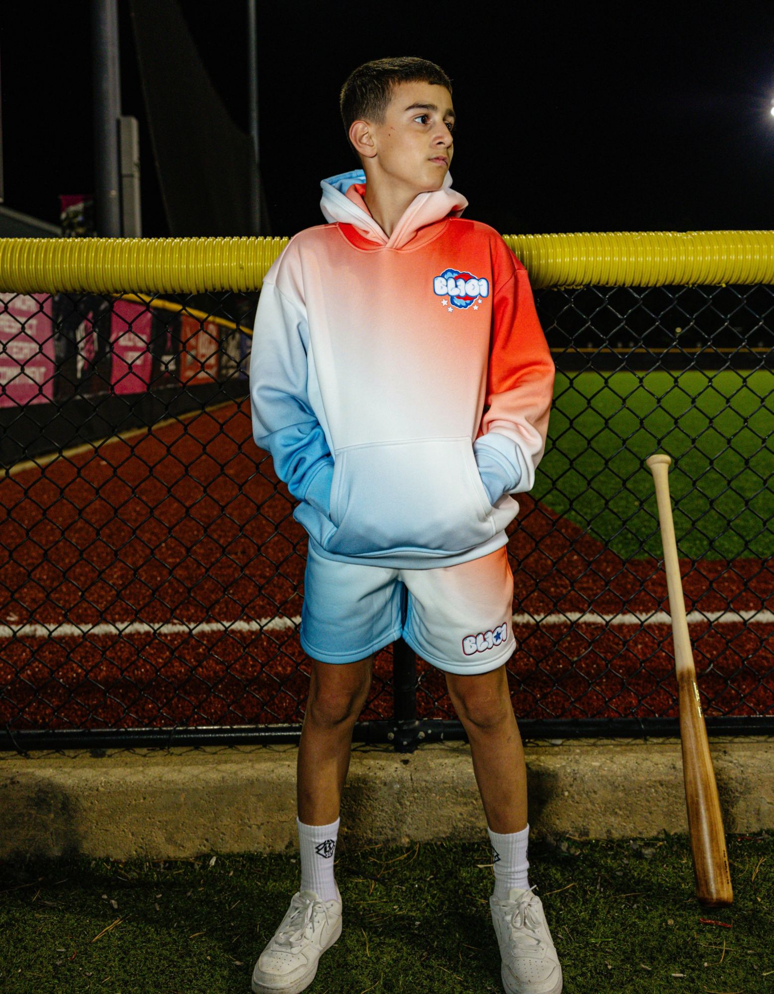 Baseball Lifestyle 101 Boys' USA Cotton Candy Hoodie product image