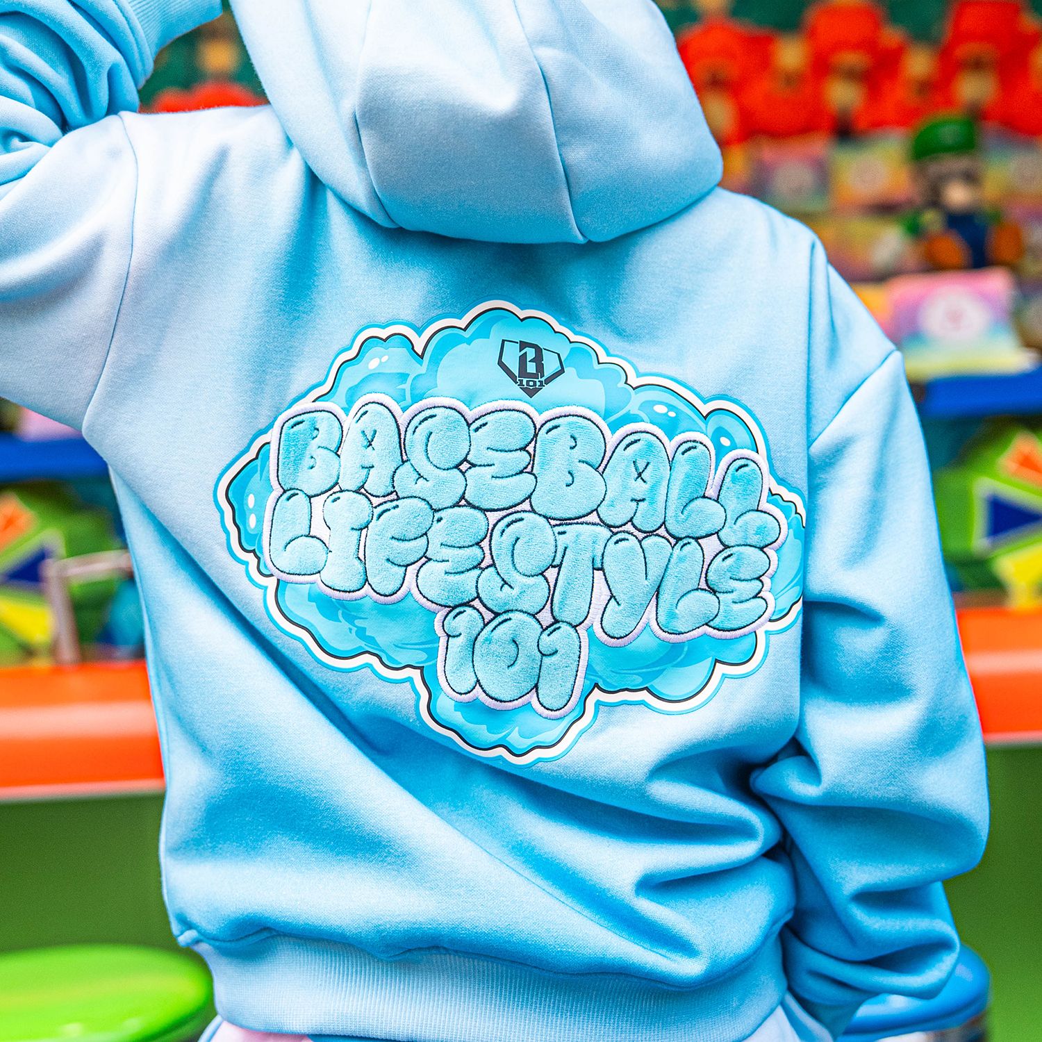Baseball Lifestyle 101 Boys' Cotton Candy Hoodie product image
