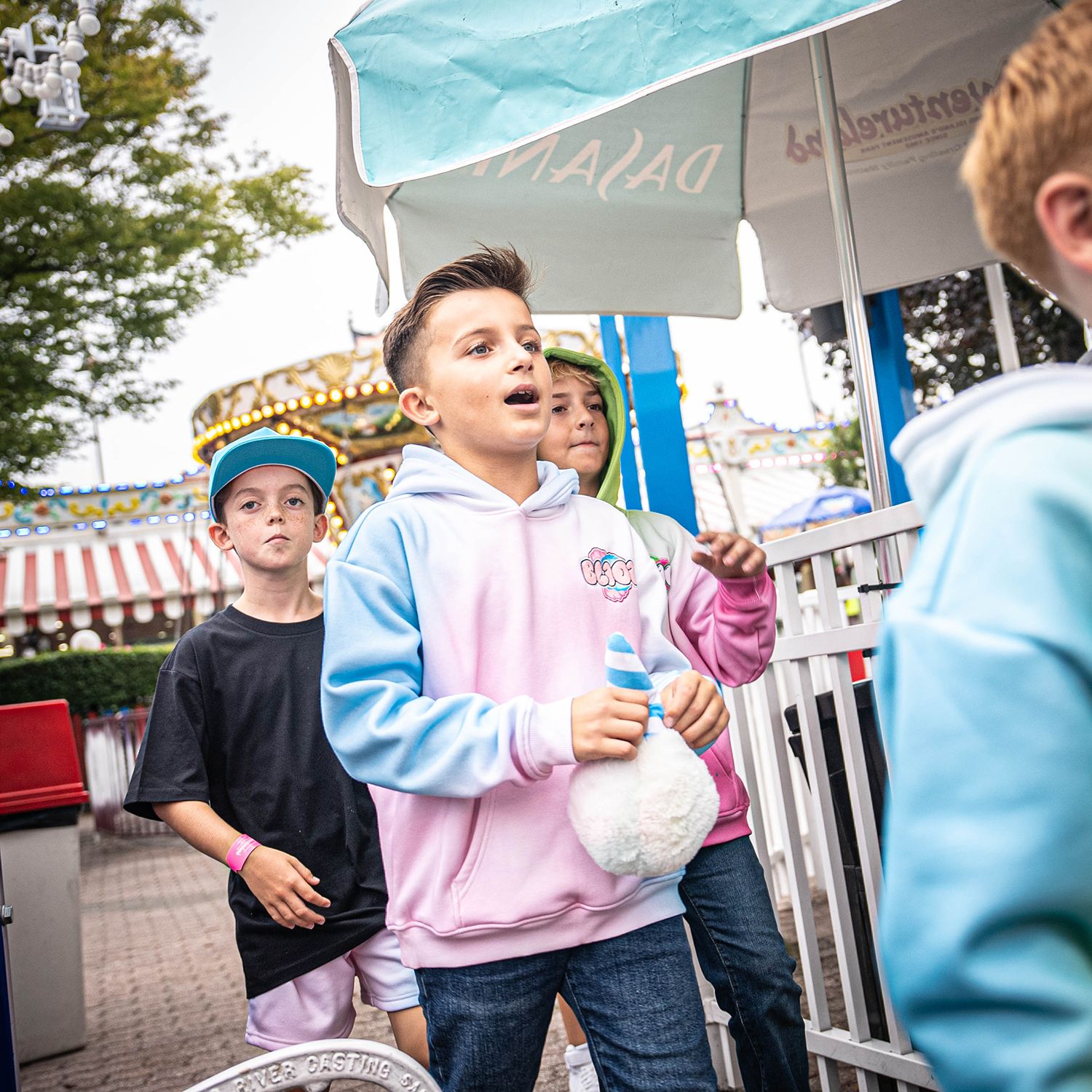 Baseball Lifestyle 101 Boys' Cotton Candy Hoodie product image