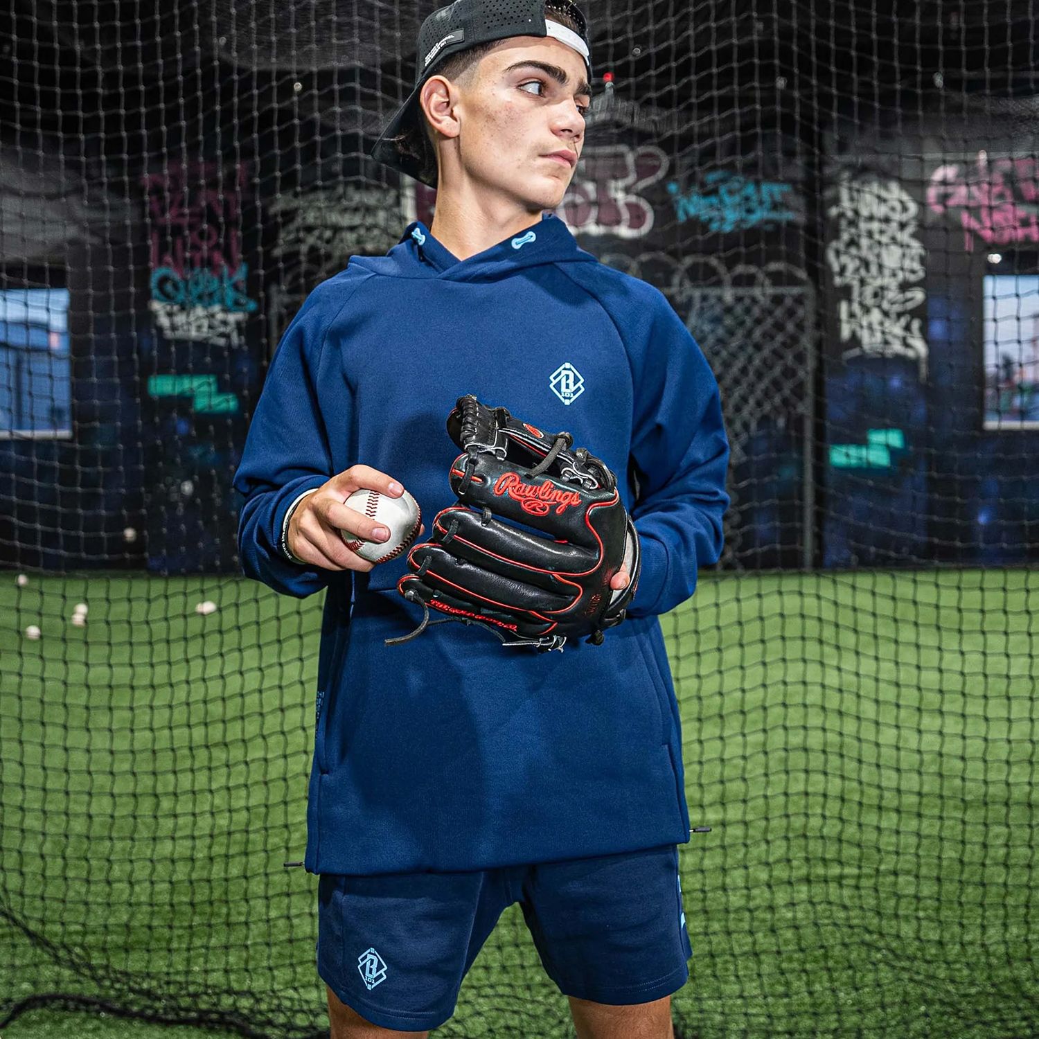 Baseball Lifestyle 101 Boys' Diamond Tech Vented Hoodie product image