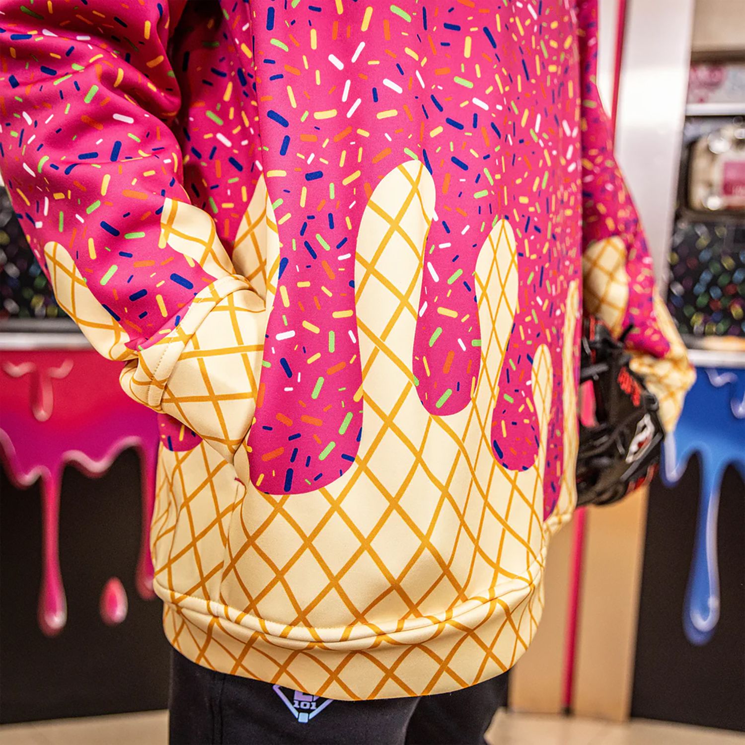 Baseball Lifestyle 101 Men's Ice Cream Hoodie product image