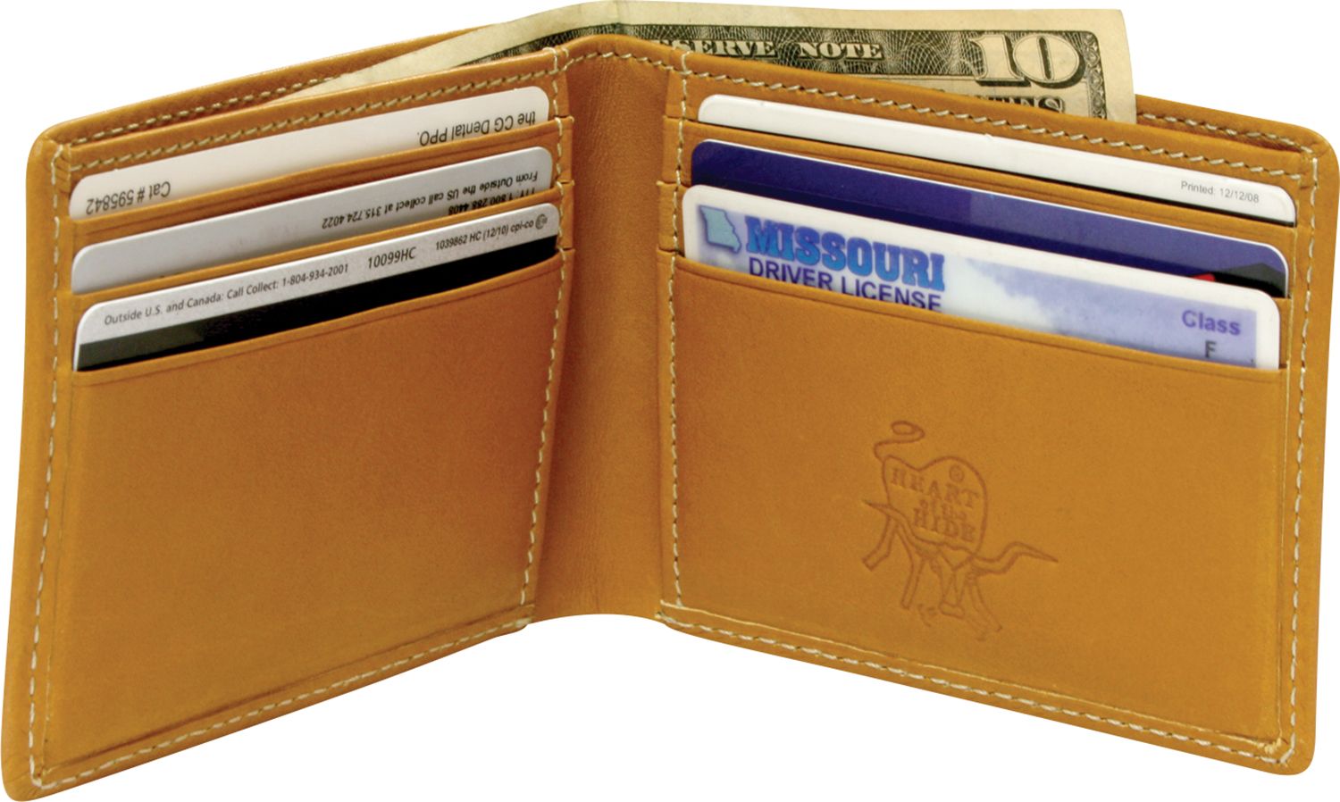 Rawlings Heart of the Hide Leather Bi-Fold Wallet