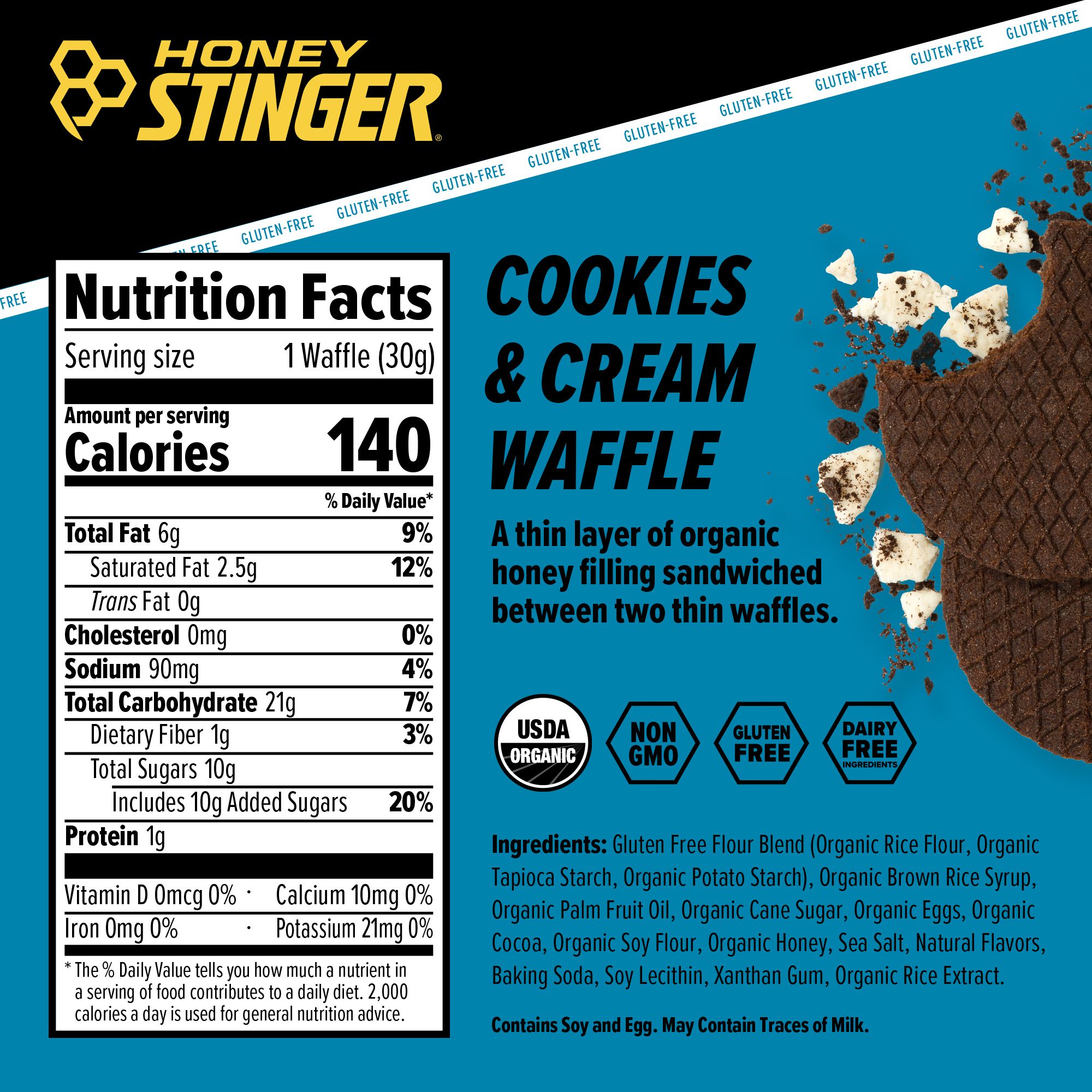 Honey Stinger Gluten Free Waffle product image