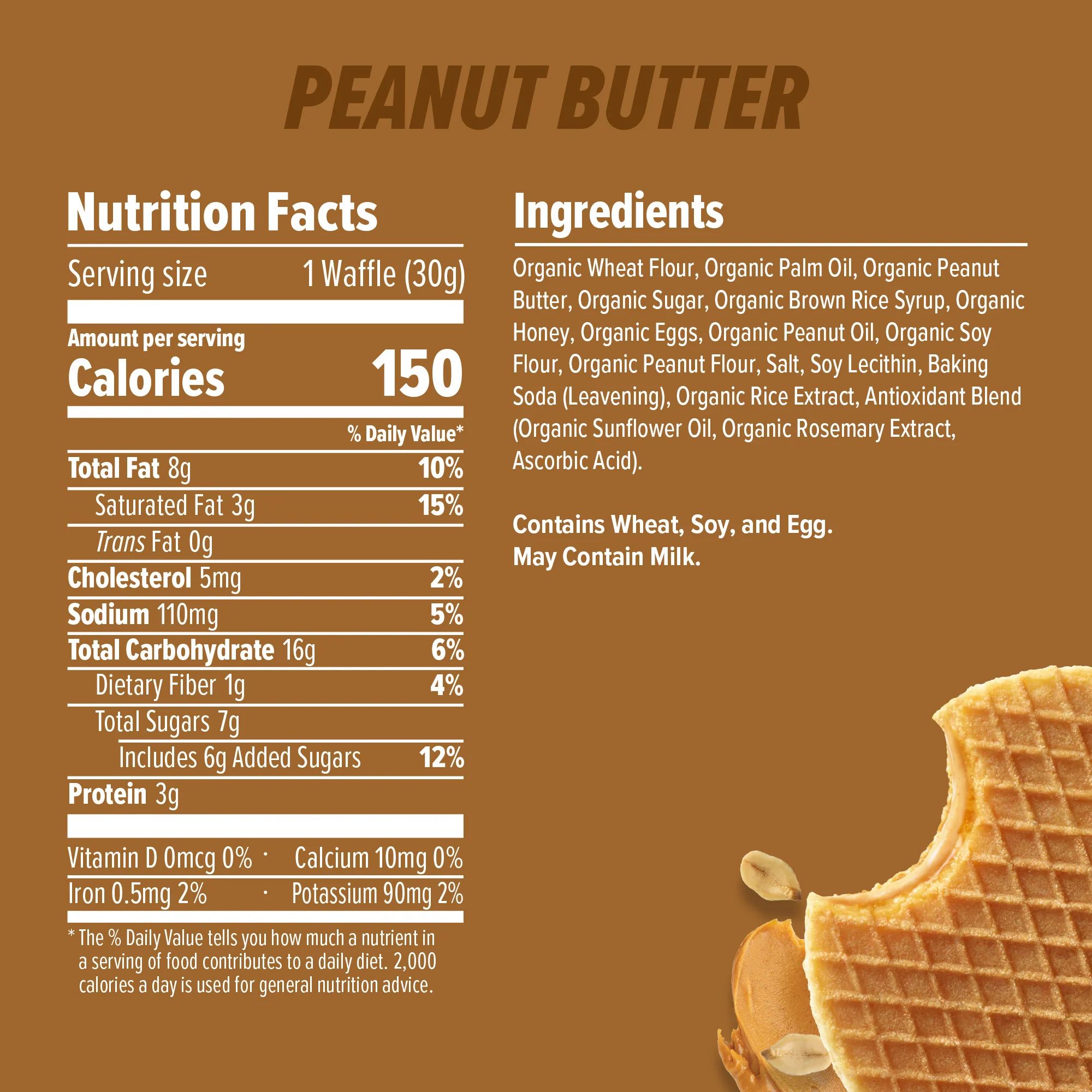 Honey Stinger Peanut Butter Energy Waffle product image
