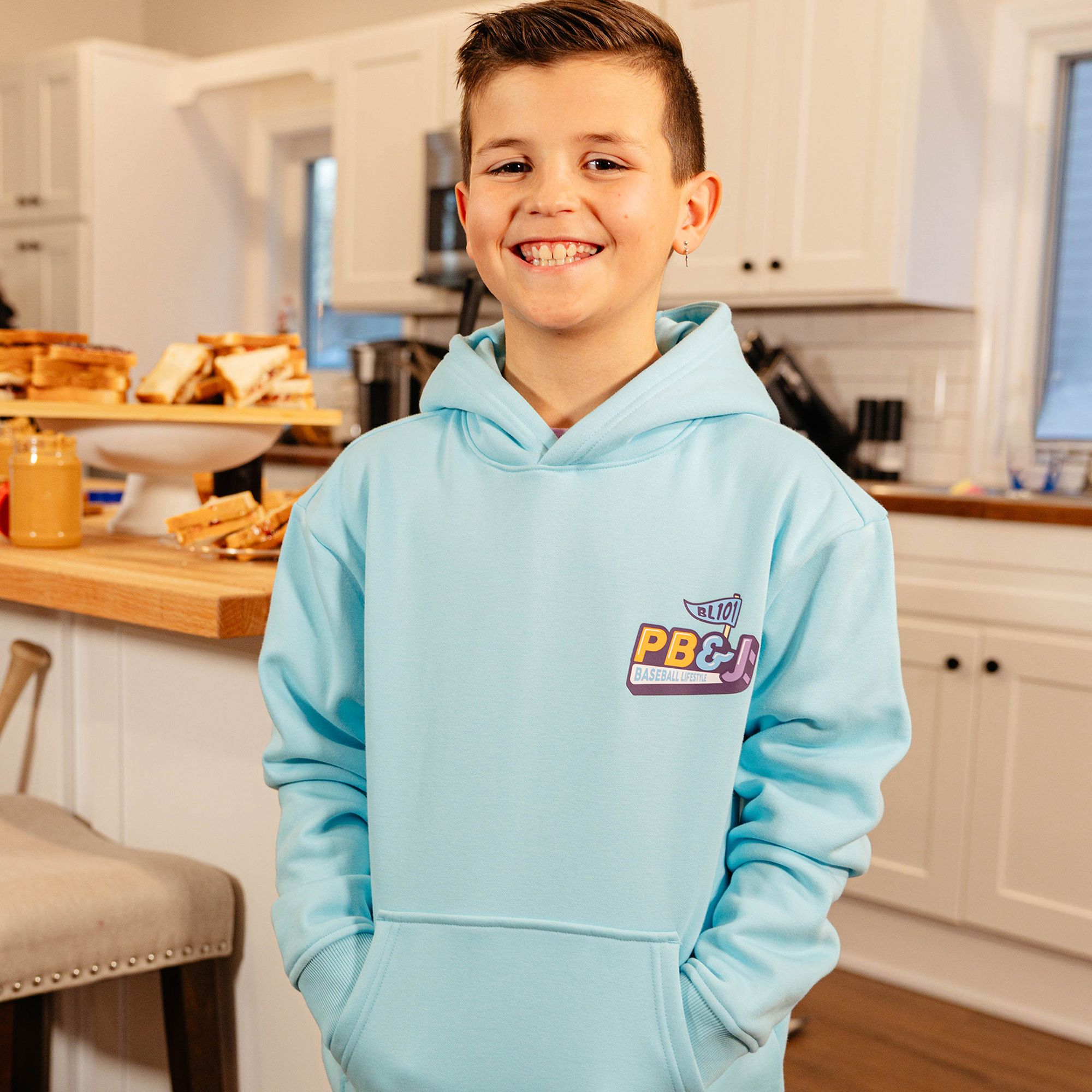 Baseball Lifestyle 101 Boys' Perfect Pair PB & J Hoodie product image