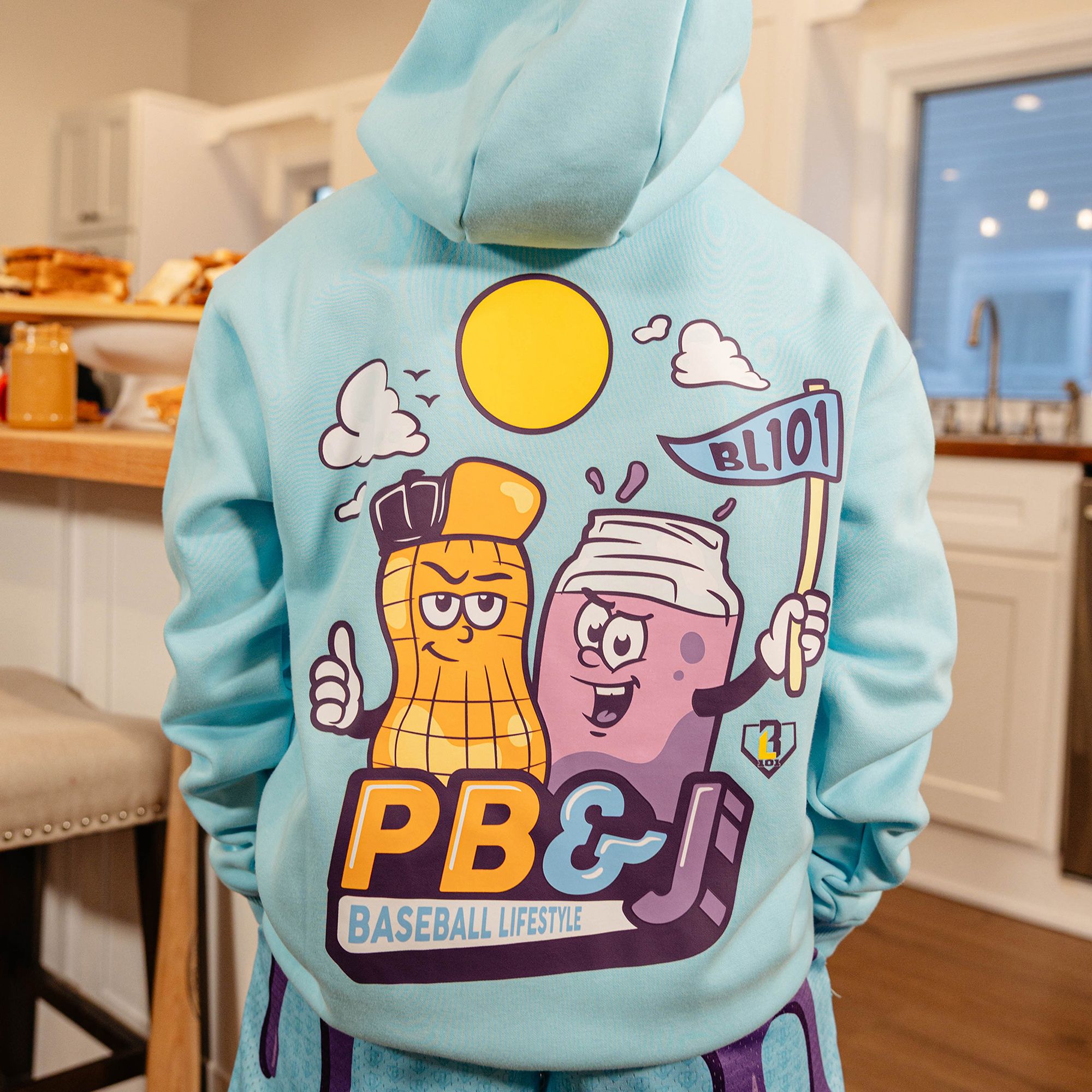 Baseball Lifestyle 101 Boys' Perfect Pair PB & J Hoodie product image