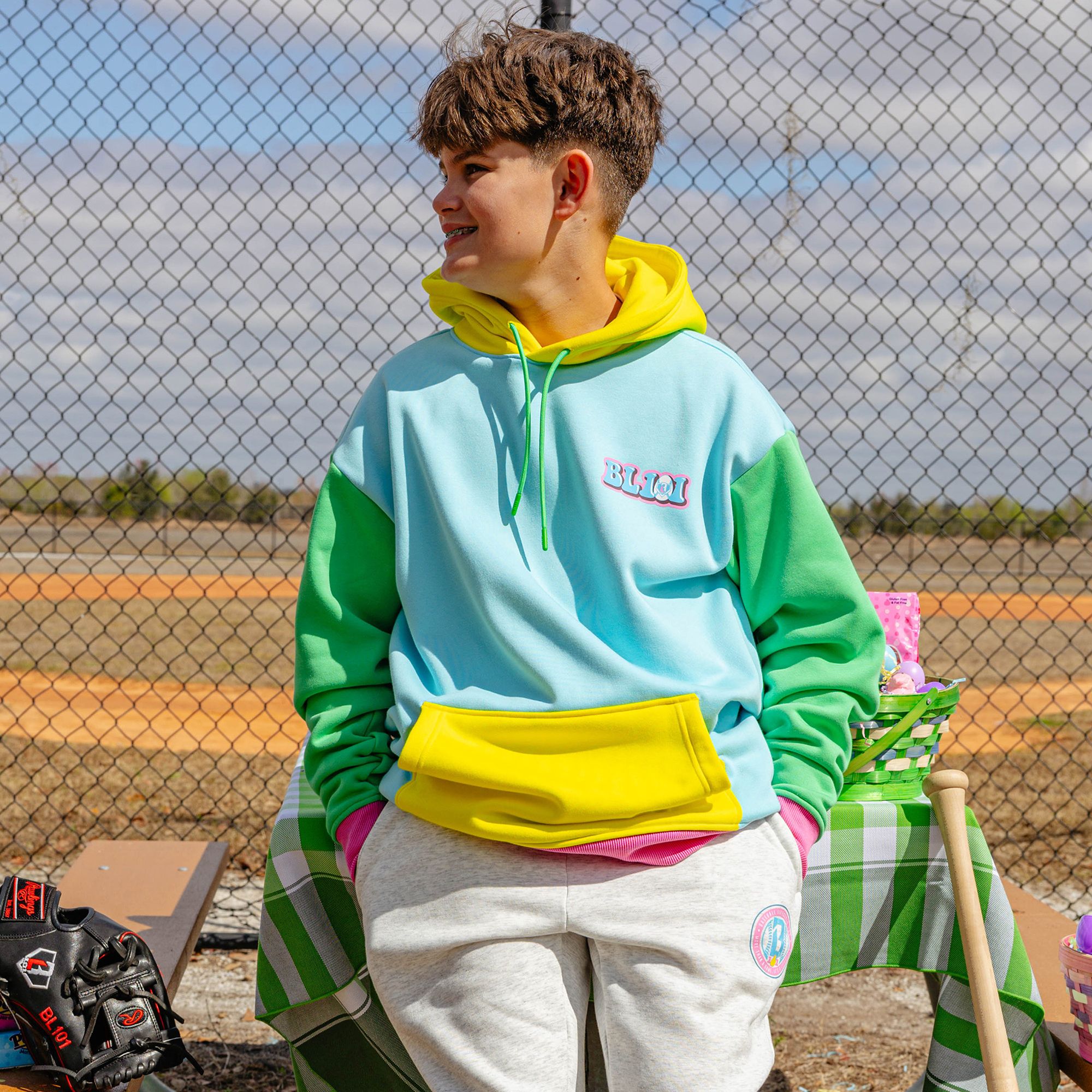 Baseball Lifestyle 101 Youth PEEPS Hoodie product image