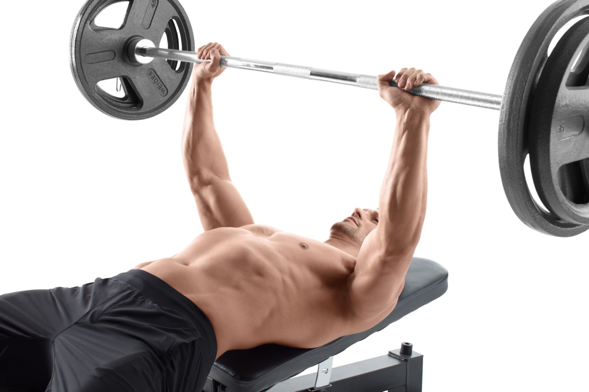 Weider 300 lbs. Cast Iron Weight Set with Hammertone Finish product image