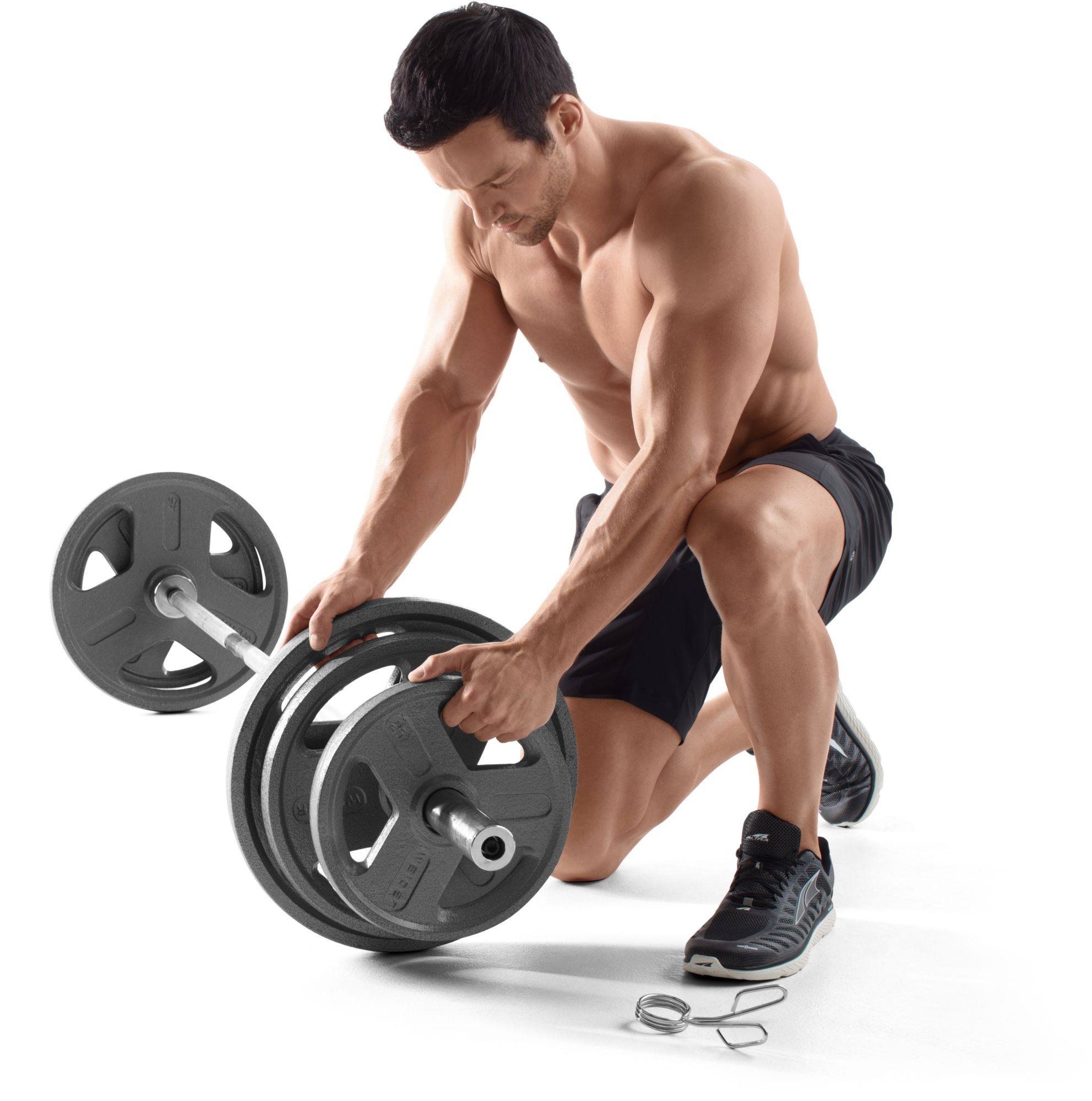 Weider 300 lbs. Cast Iron Weight Set with Hammertone Finish product image