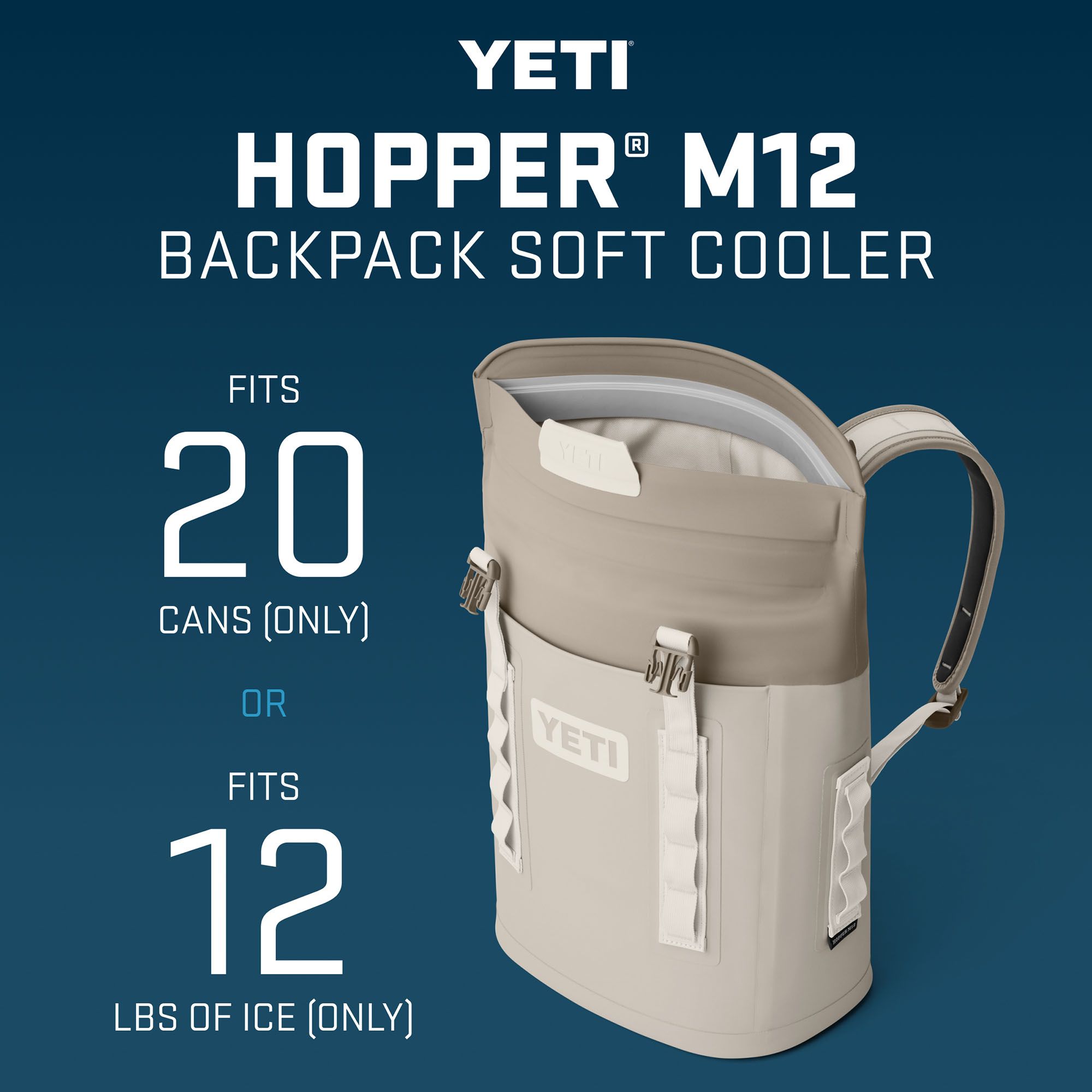 YETI Hopper M12 Soft Backpack Cooler product image