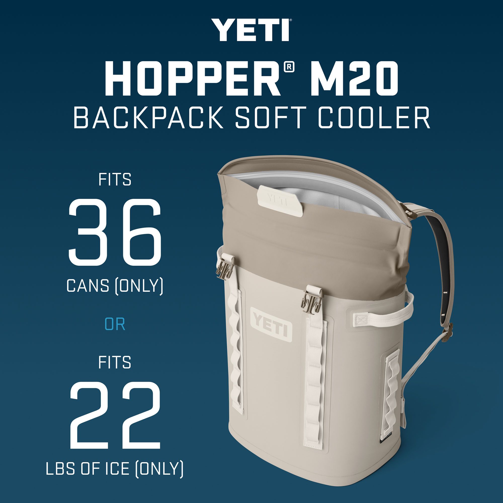 YETI Hopper M20 Soft Backpack Cooler product image