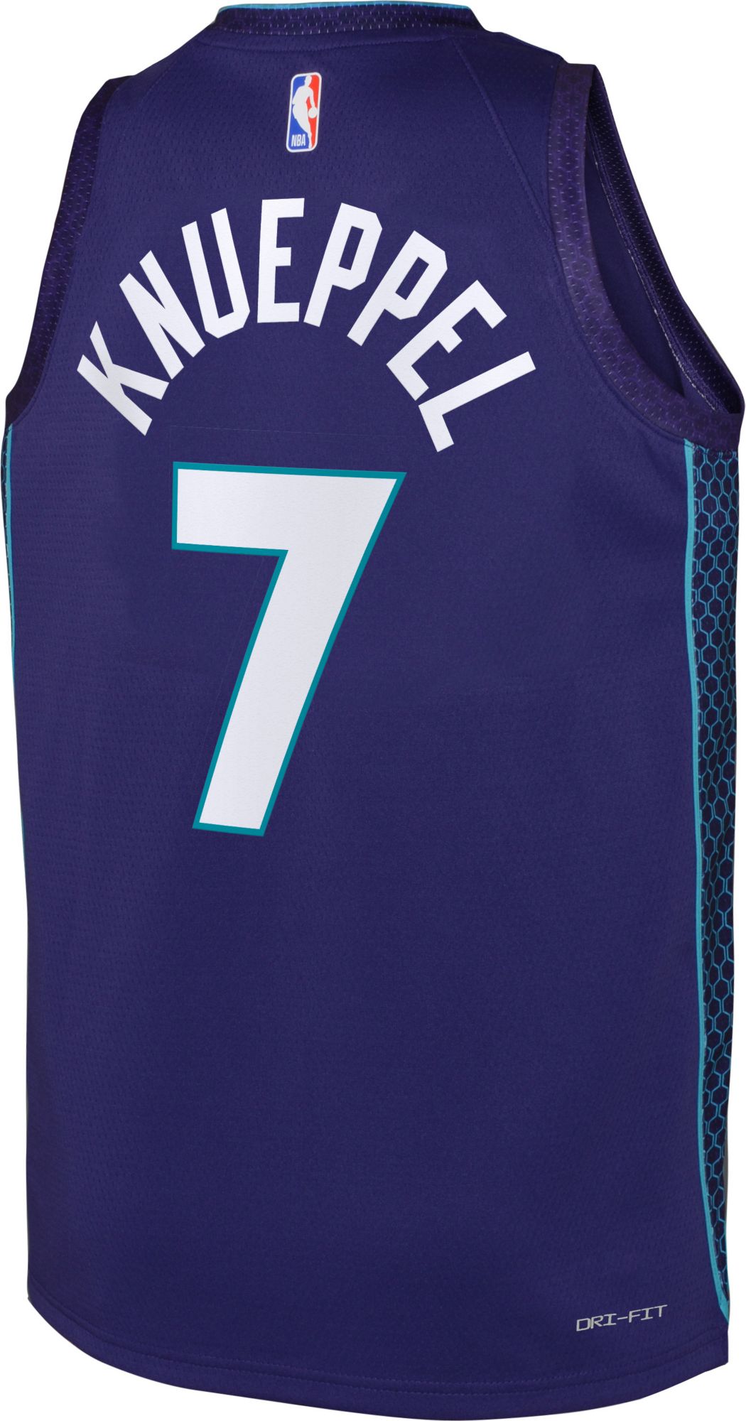 Jordan Youth Charlotte Hornets Kon Knueppel #7 Swingman Statement Jersey product image