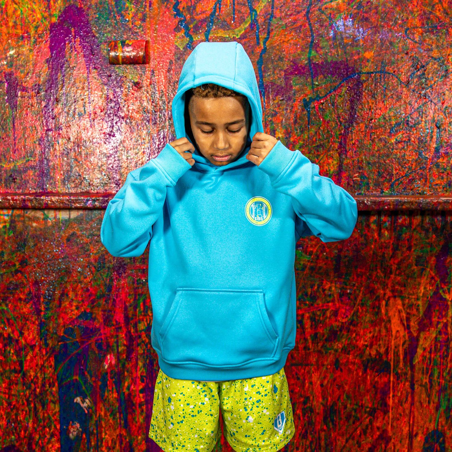 Baseball Lifestyle 101 Boys' Splatter Hoodie product image