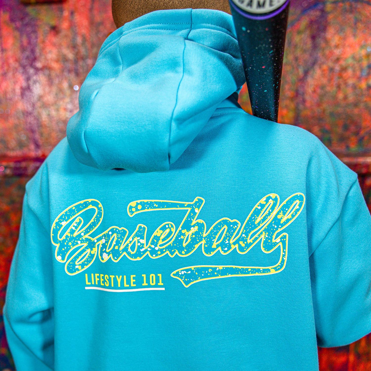 Baseball Lifestyle 101 Boys' Splatter Hoodie product image